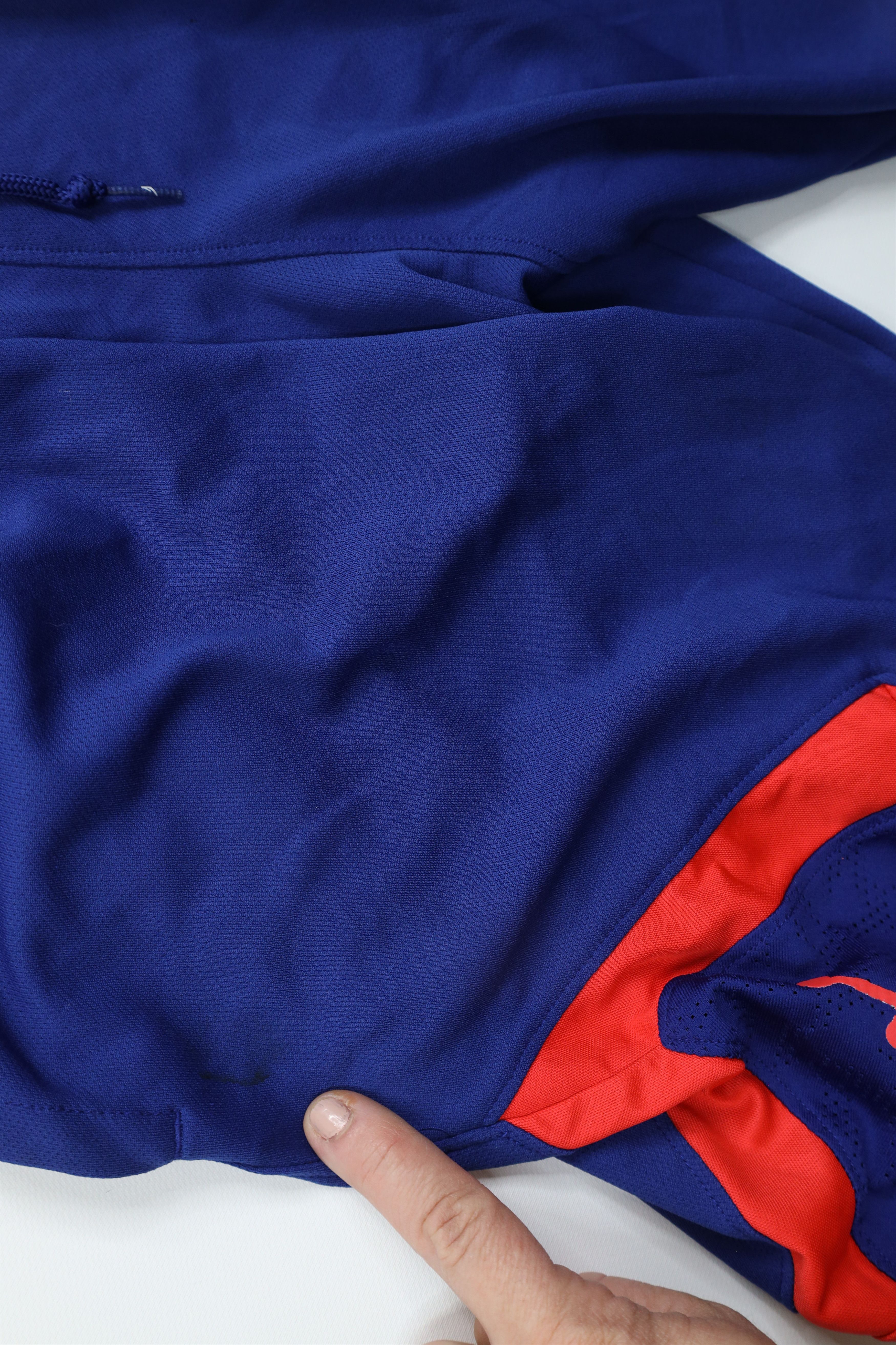 Nike × Vintage Nike Air Jordan Jumpman Gym Basketball Shorts Blue Polyester Size US 36 / EU 52 - 6 Thumbnail