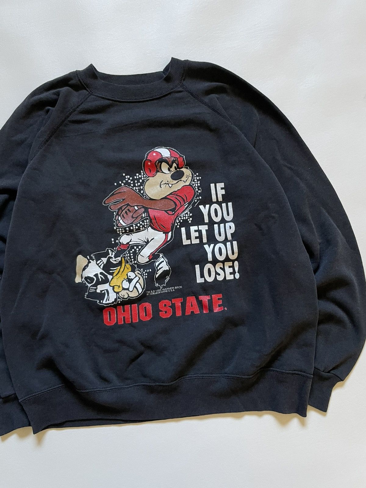 Vintage × Warner Bros Vintage Ohio state Taz sweatshirt Size US L / EU 52-54 / 3 - 1 Thumbnail