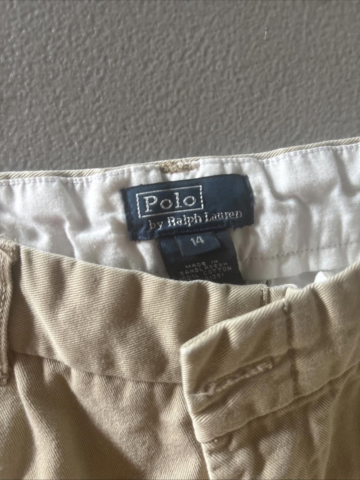 Polo Ralph Lauren Vintage Polo Ralph Lauren Pants Khaki Pleated Tan Chino Mens Size US 30 / EU 46 - 2 Thumbnail