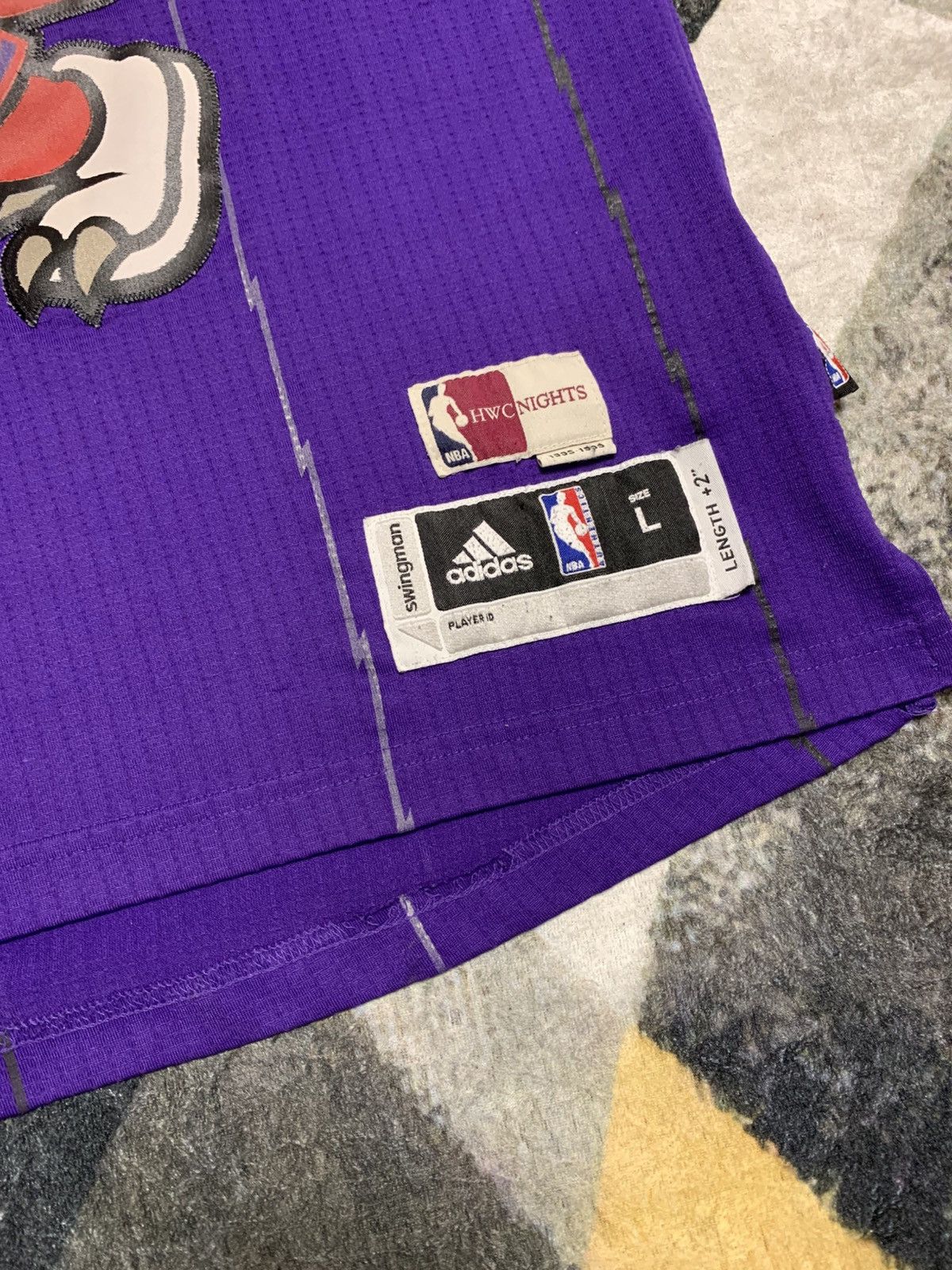 NBA Toronto Raptors Jersey Vintage Adidas Size ONE SIZE - 3 Thumbnail