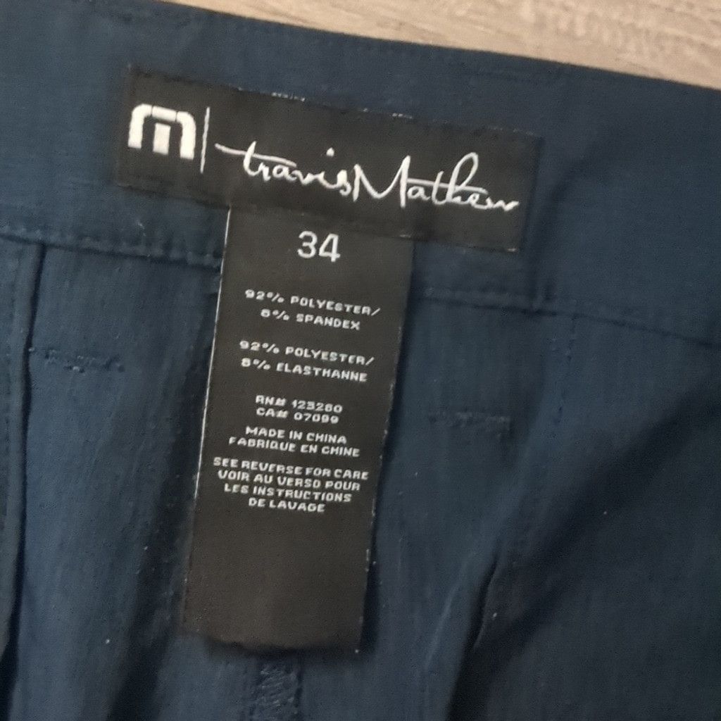 TravisMathew Travis Mathew navy golf pants size 34 Size US 34 / EU 50 - 2 Thumbnail