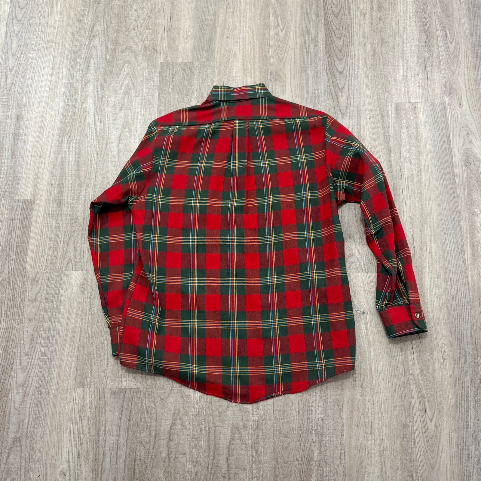 Vintage Vintage Par Four Button Shirt Medium Red Green Plaid 80s Size US M / EU 48-50 / 2 - 6 Thumbnail