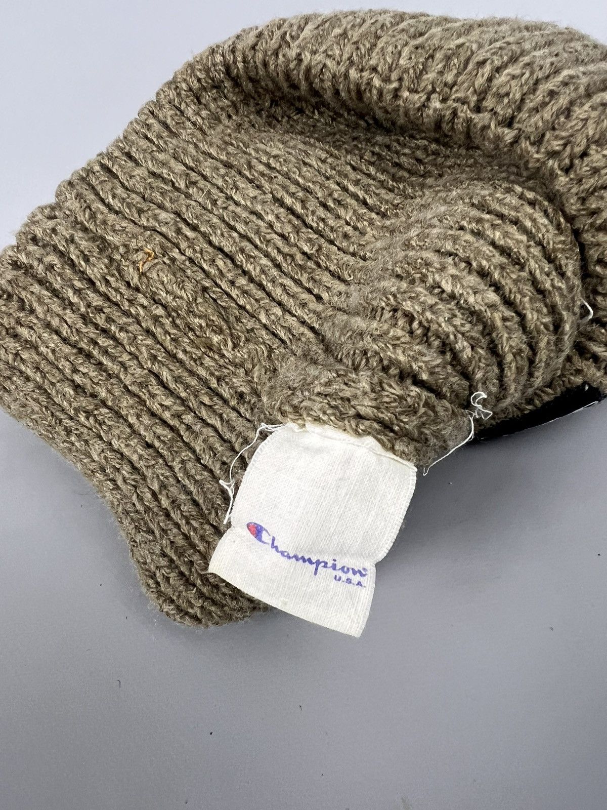 Champion Vintage Champion big logo beanie hat Size ONE SIZE - 6 Thumbnail