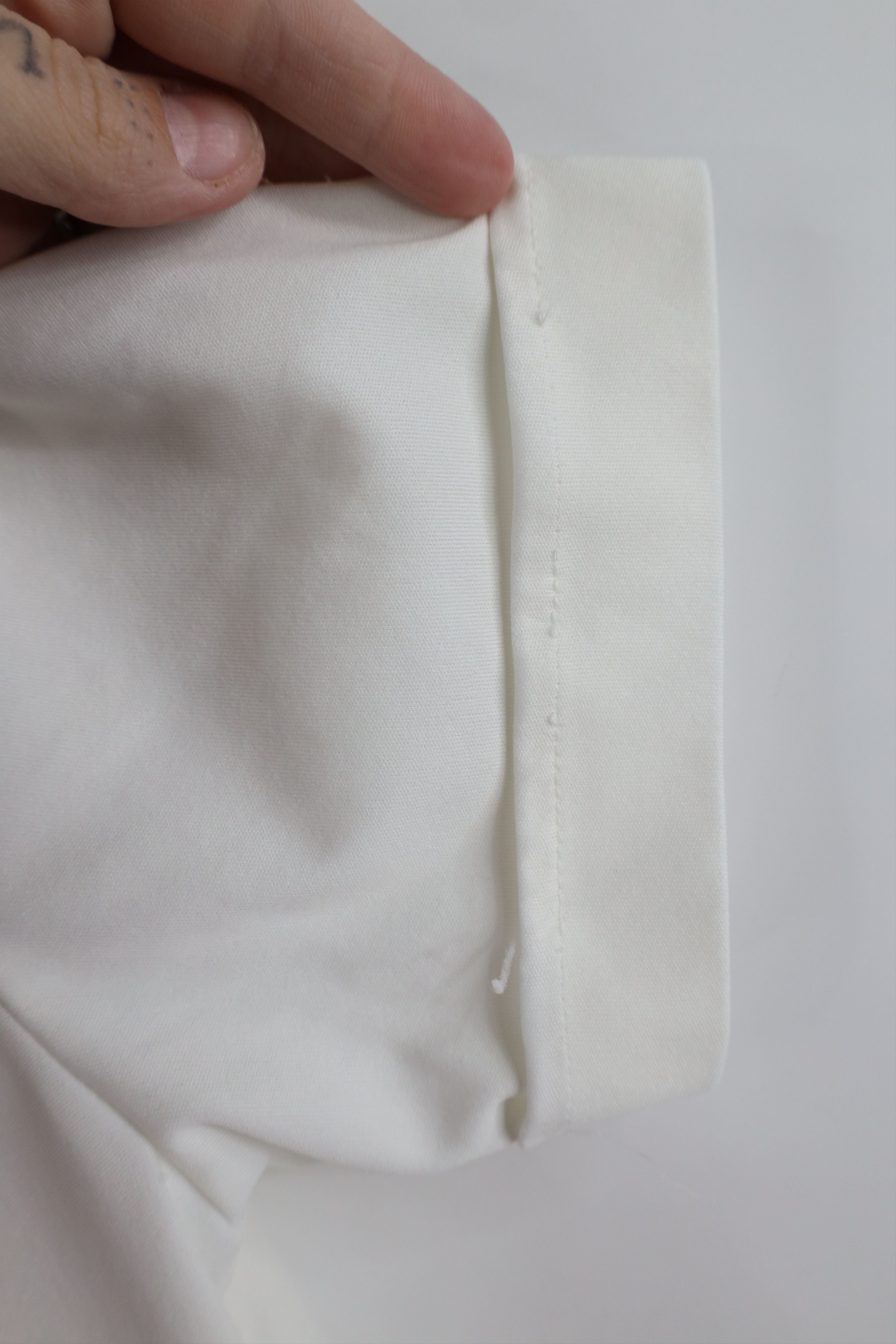 Vintage Vintage 70s Streetwear Sheer Knit Collared Polo Shirt Size M / US 6-8 / IT 42-44 - 8 Thumbnail