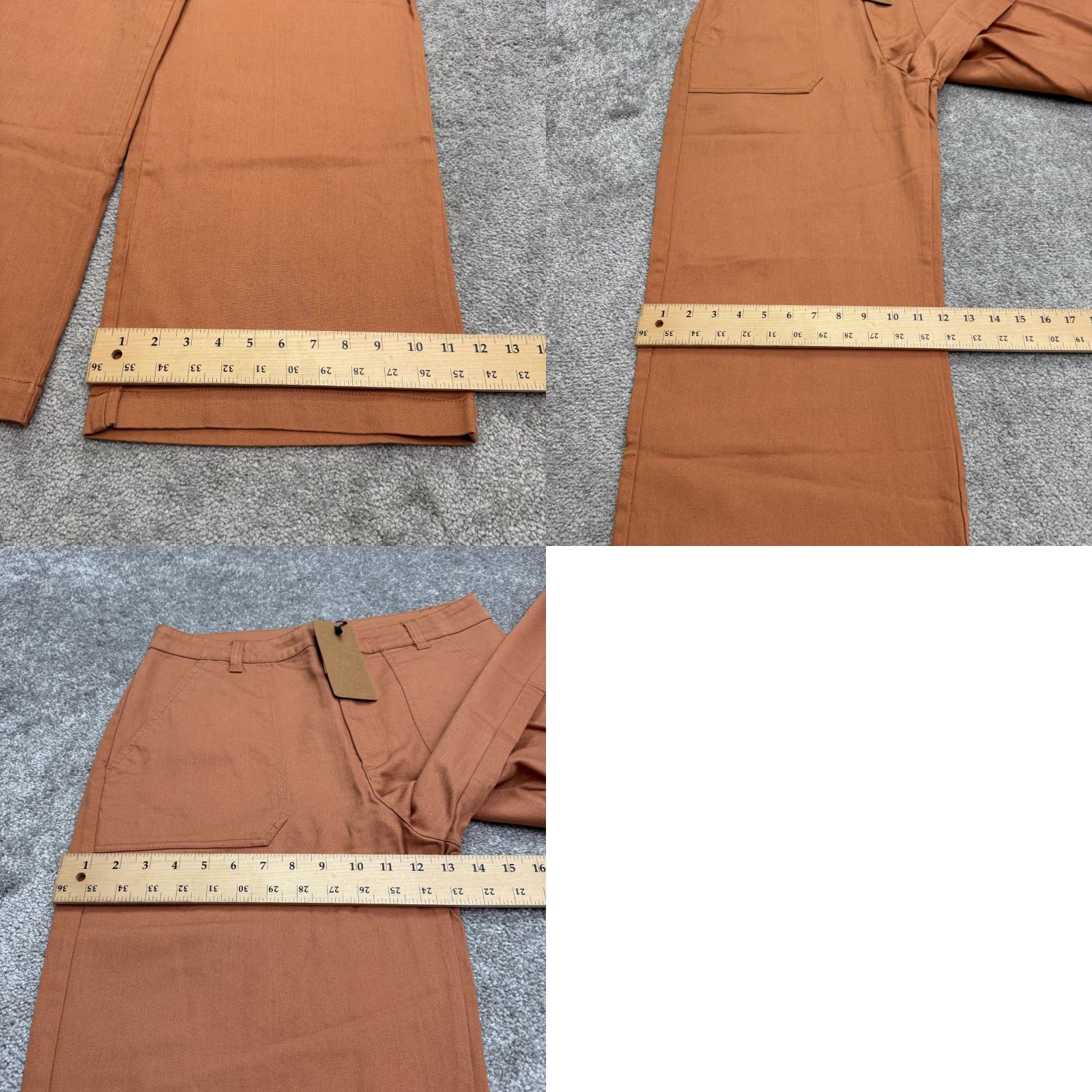 Vintage Princess Highway Celeste Jeans Women's 10 Tan High Rise Denim 5-Pocket Regular Stretch Inseam 28" NWT Vintage No NWT Size 32" / US 10 / IT 46 - 9 Thumbnail