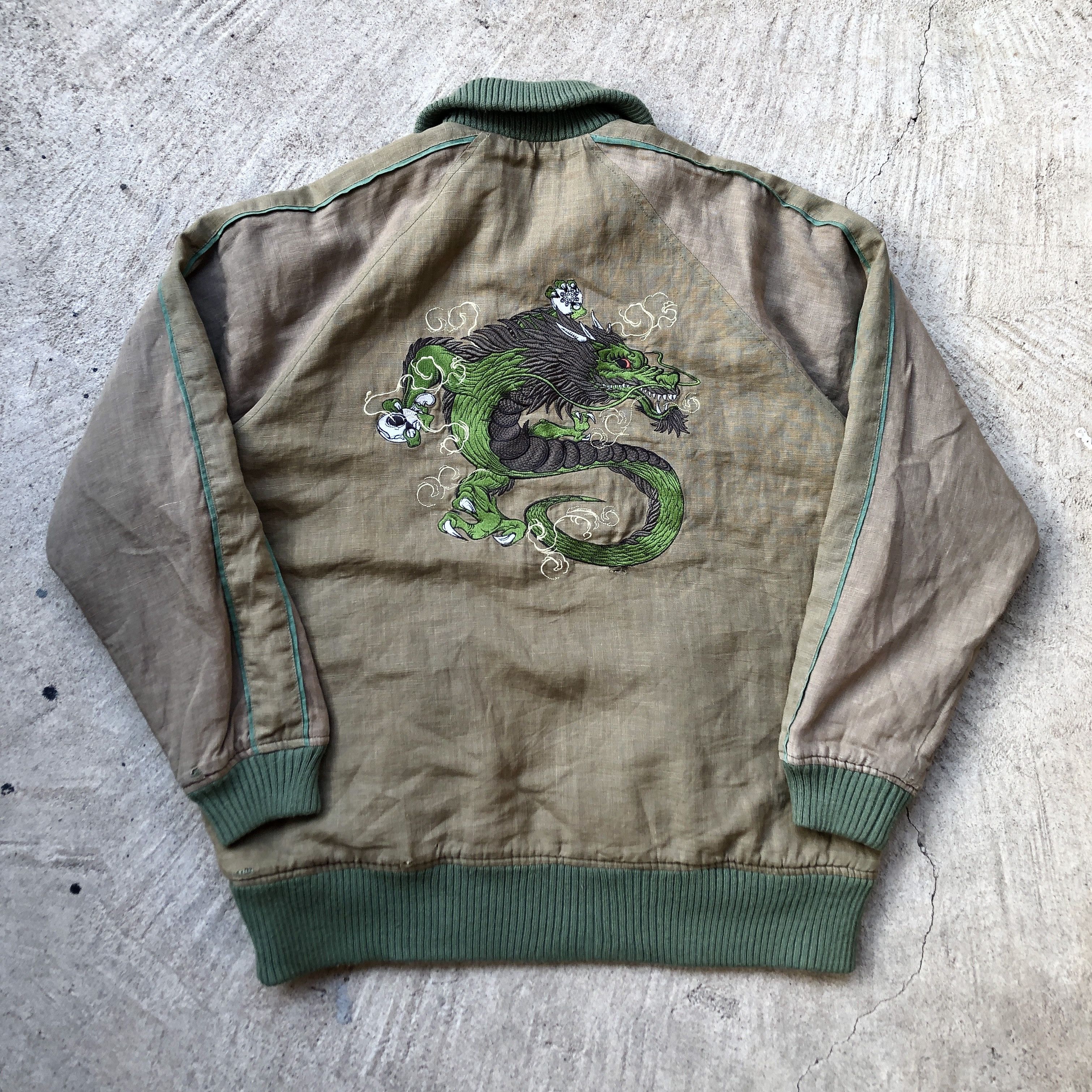 Japanese Brand Vintage SUKAJAN Jacket Tokyo Hemp Connection Size US XL / EU 56 / 4 - 1 Thumbnail