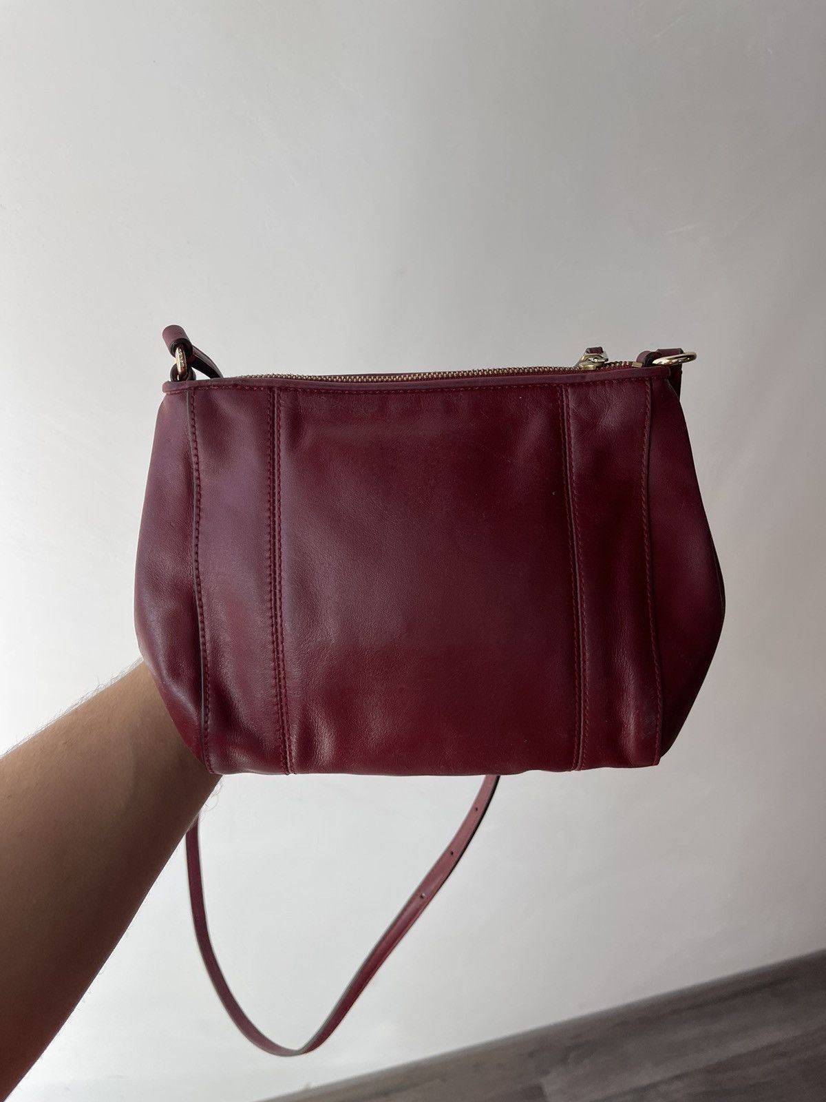 Coach Coach Crimson Collette Crossbody Bag red leather Size ONE SIZE - 4 Thumbnail