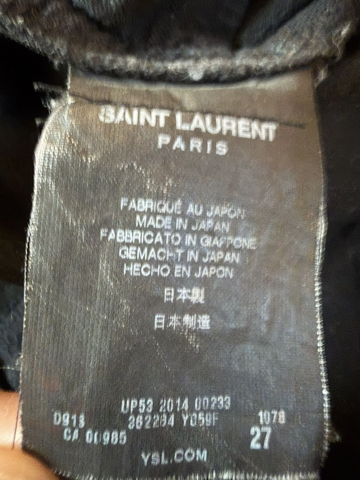 Saint Laurent Paris Saint Laurent D02 Size US 28 / EU 44 - 11 Thumbnail