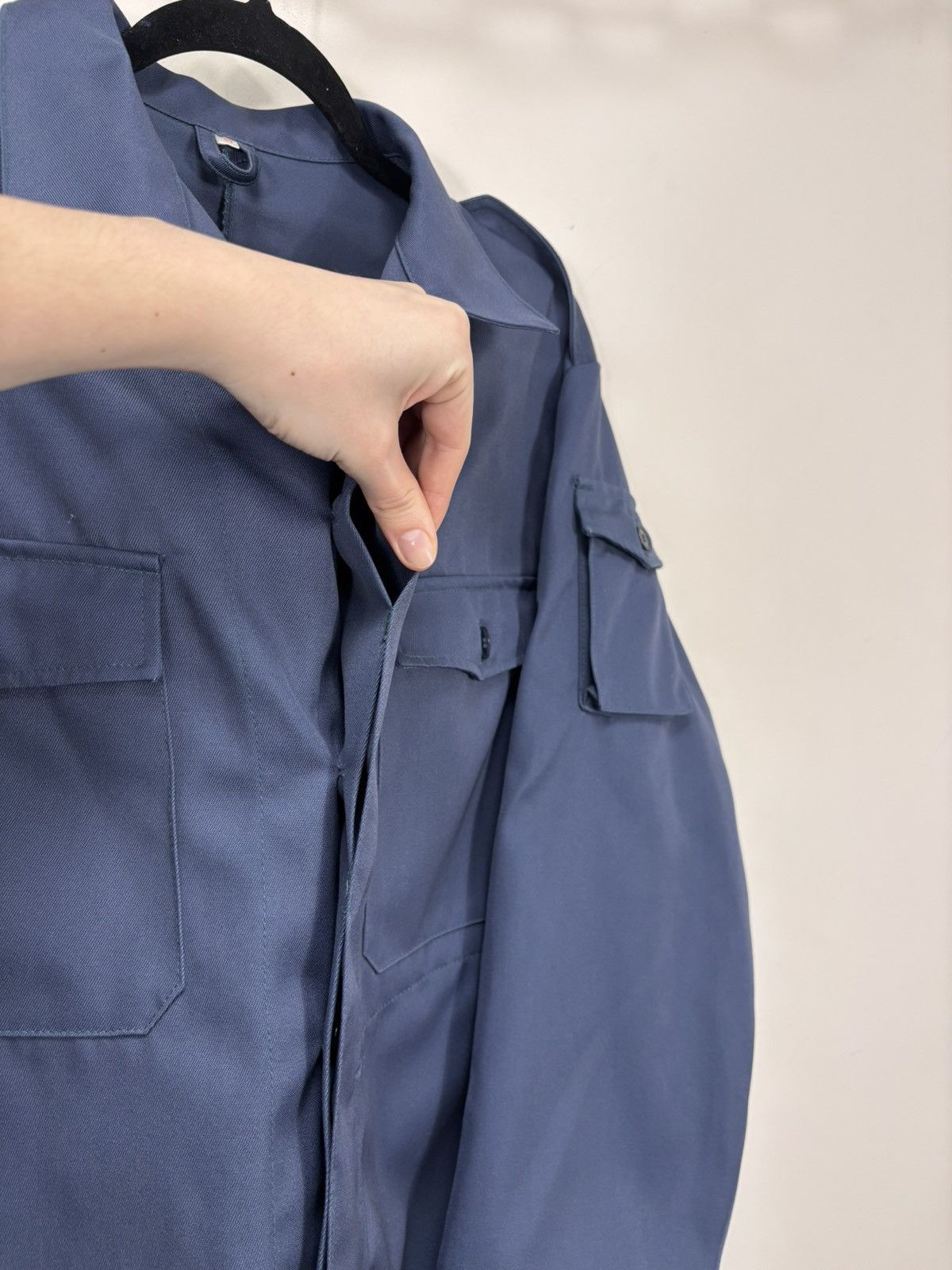 Other Vintage German Workwear Blue Utility Industrial Jacket Coat Size US M / EU 48-50 / 2 - 13 Thumbnail