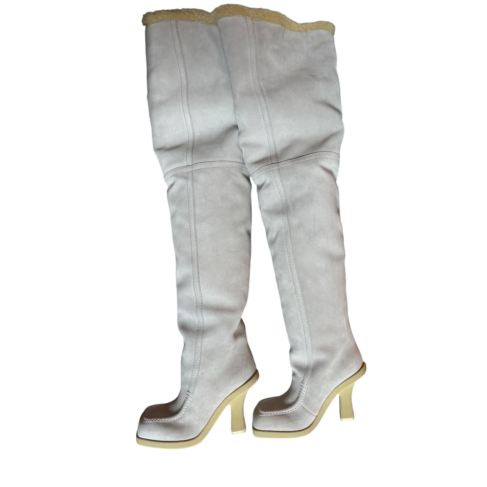 Burberry Burberry NWB Suede-shearling Highland Boots NWB Size US 5.5 / IT 35.5 - 2 Thumbnail