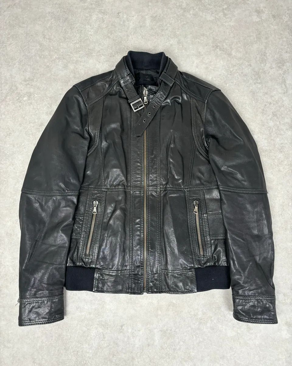 Dolce & Gabbana 2010s Dolce & Gabbana Black Classy Leather Jacket Size US L / EU 52-54 / 3 - 1 Thumbnail