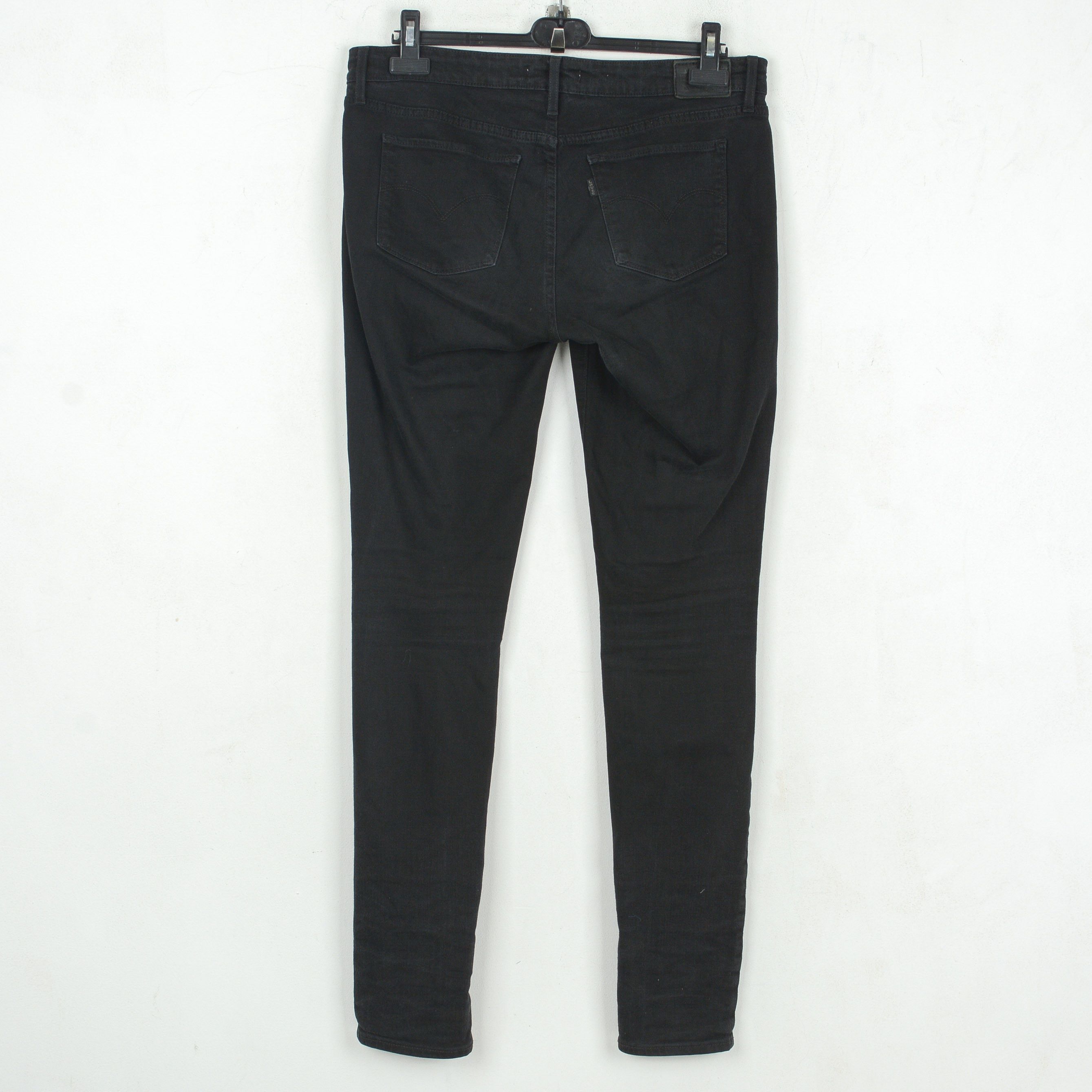 Levi's 711 Skinny W31 L34 Denim Jeans Slim Trousers Mid Rise Pants Size 31" - 2 Thumbnail