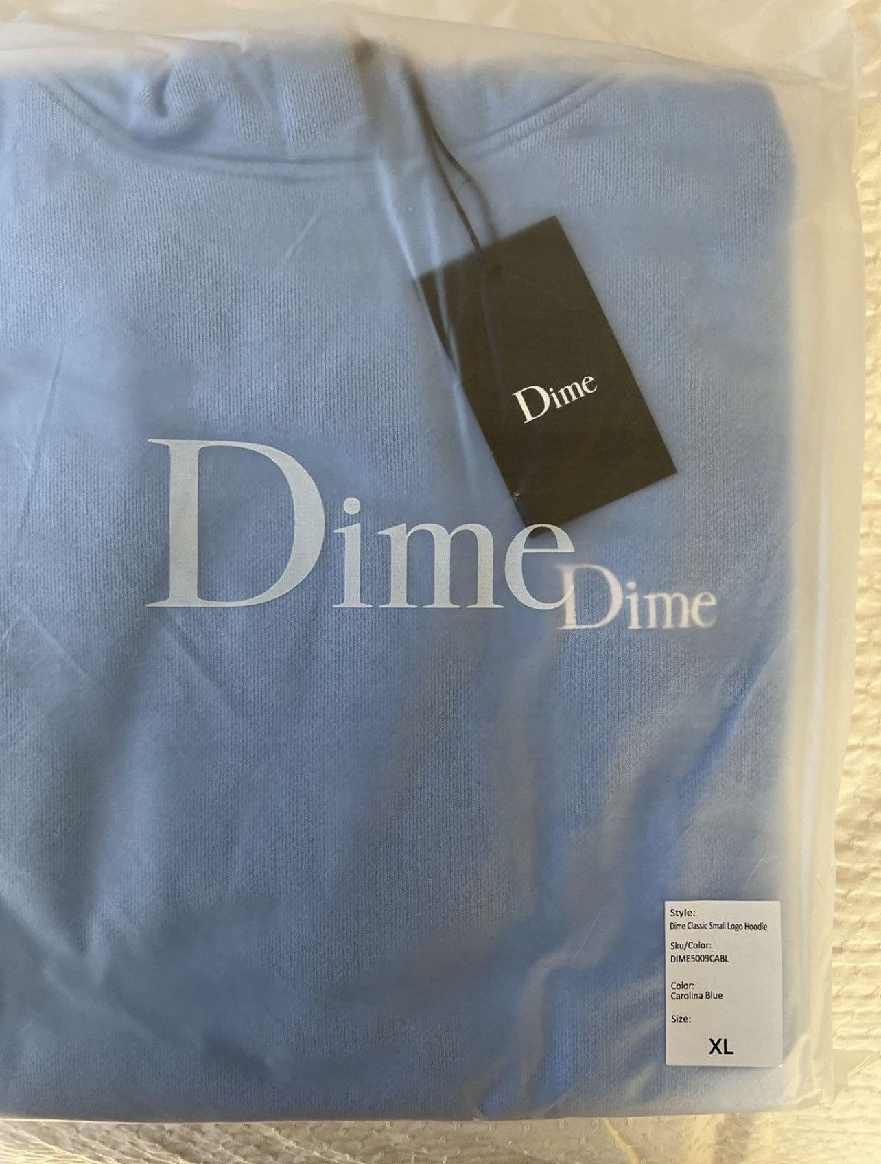 Dime dime blue classic logo sweatshirt Size US XL / EU 56 / 4 - 3 Thumbnail