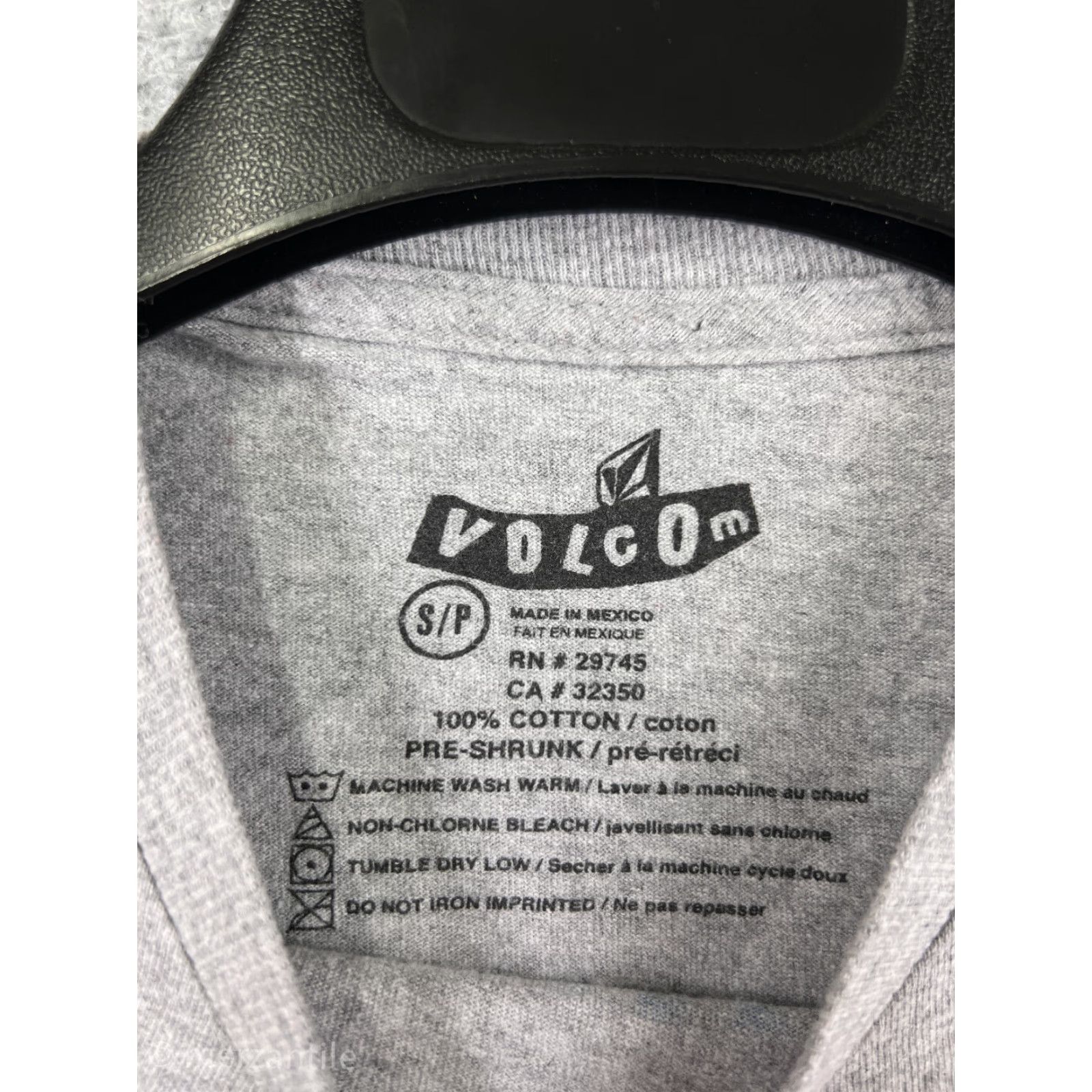 Volcom VINTAGE Volcom Shirt Mens Small Gray Graphic Check Logo Skate Beach Size US S / EU 44-46 / 1 - 3 Thumbnail