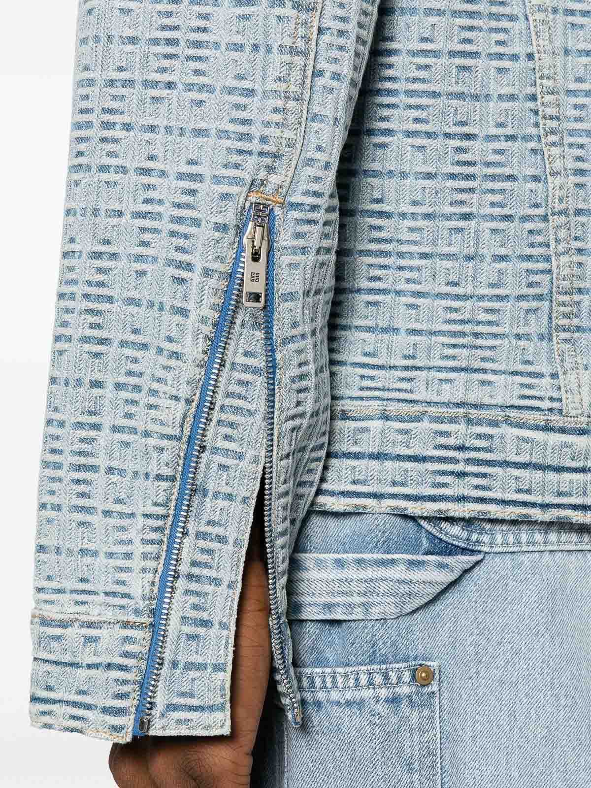 Givenchy o1gr1nt0125 Oversized V Pocket 4G Rivet Zip Jacket Size US M / EU 48-50 / 2 - 5 Thumbnail
