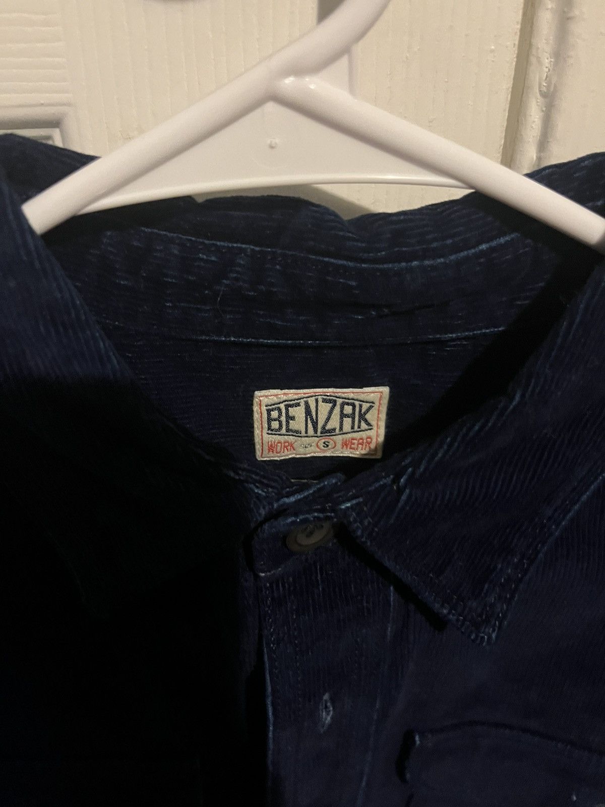 Benzak Denim Developers BWS-04 SCOUT OVERSHIRT 10 oz. indigo corduroy Size US S / EU 44-46 / 1 - 2 Thumbnail