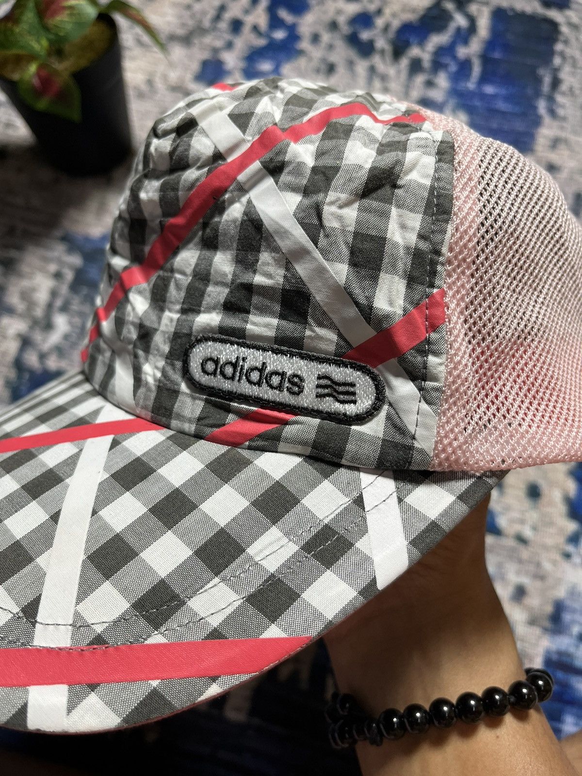 Adidas 🔥Adidas Checkered trucker Cap Hats Size ONE SIZE - 4 Thumbnail