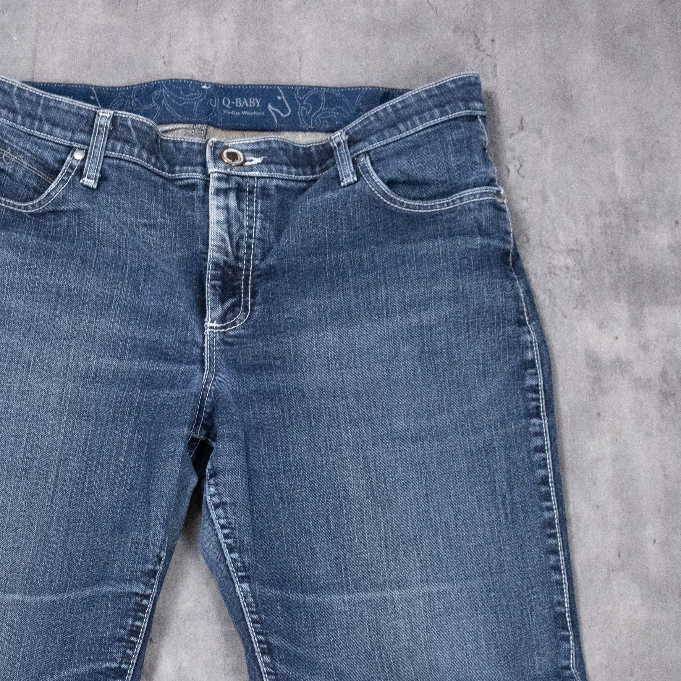 Wrangler Y2K Wrangler QBaby Bootcut Indigo Jeans Size US 36 / EU 52 - 6 Thumbnail