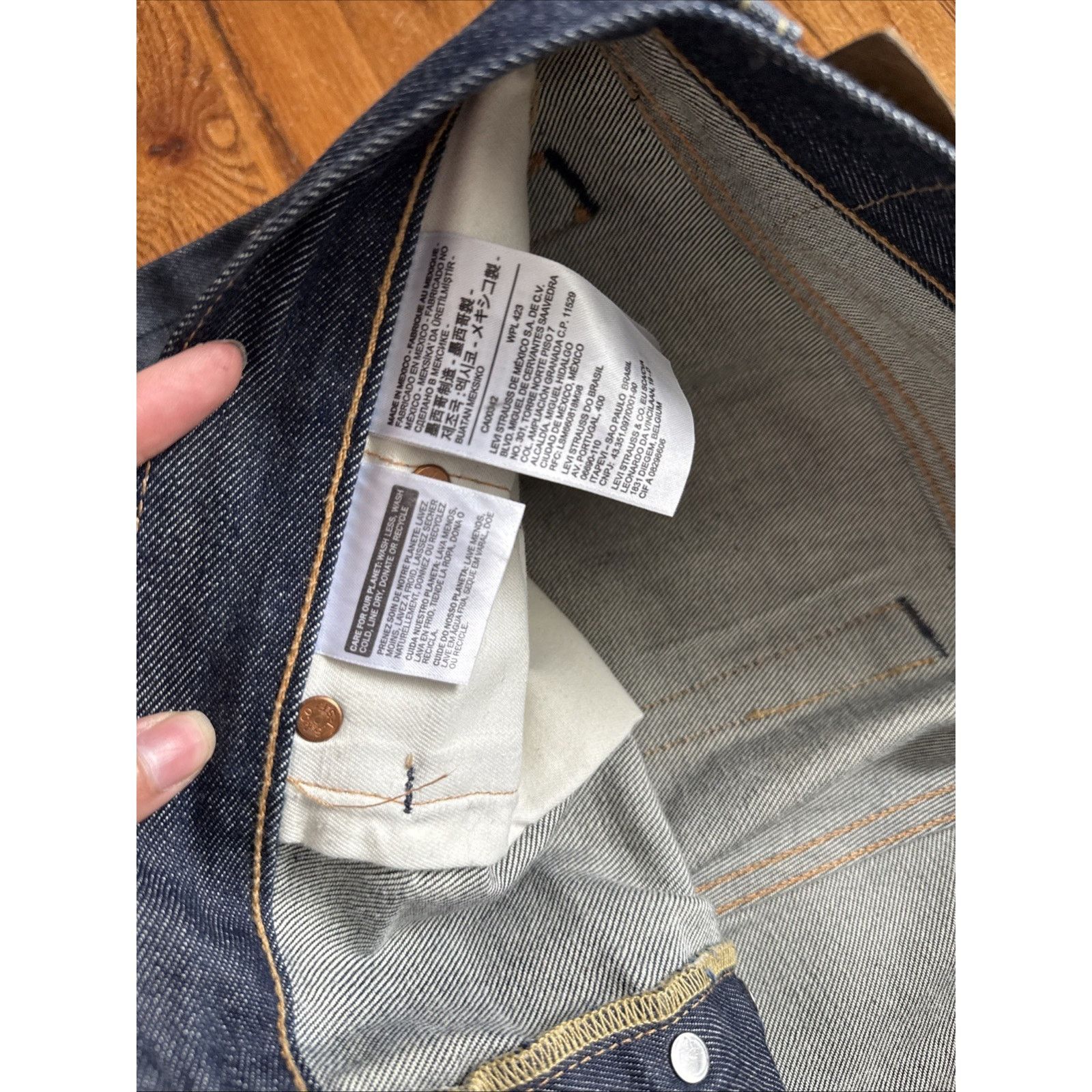 DENIM TEARS LEVI'Sx Denim Tears Embroidered Cotton Wreath Denim Jean Size US 38 / EU 54 - 8 Thumbnail