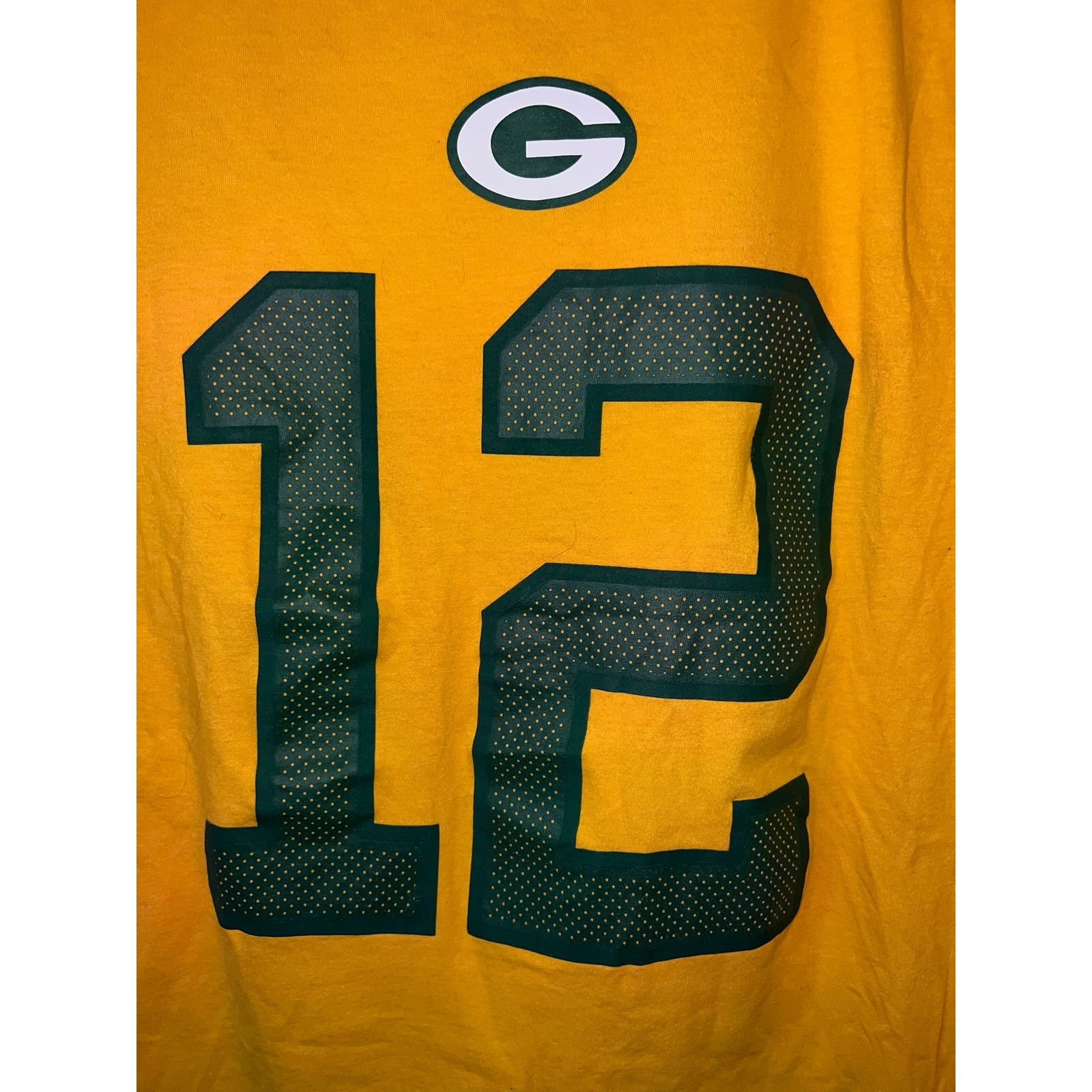Nike Nike Aaron Rodgers Shirt Green Bay Packers Yellow Tee XL NFL Size US XL / EU 56 / 4 - 3 Thumbnail