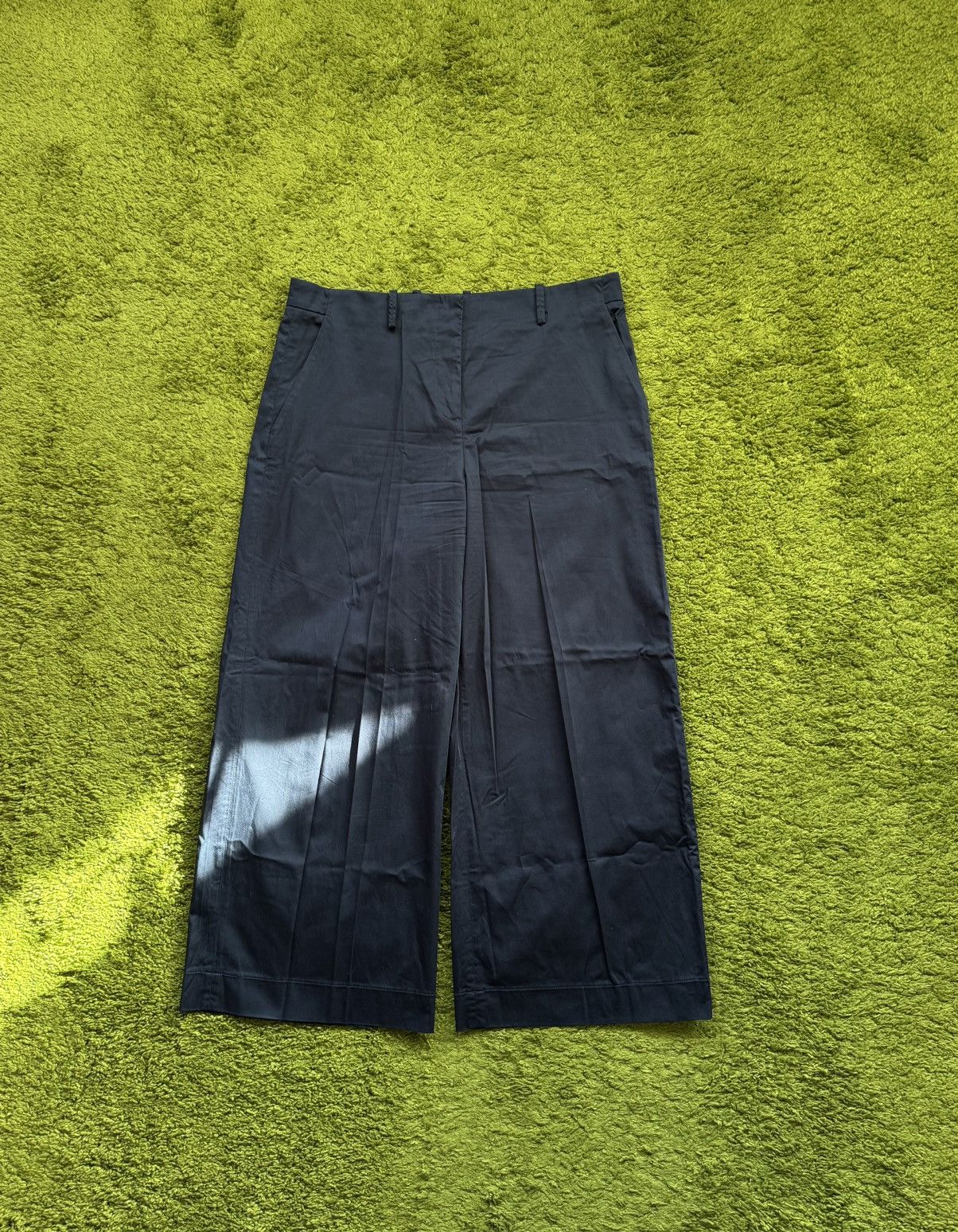 Eleventy Eleventy Milano wide leg cotton pants Size 32" / US 10 / IT 46 - 1 Thumbnail
