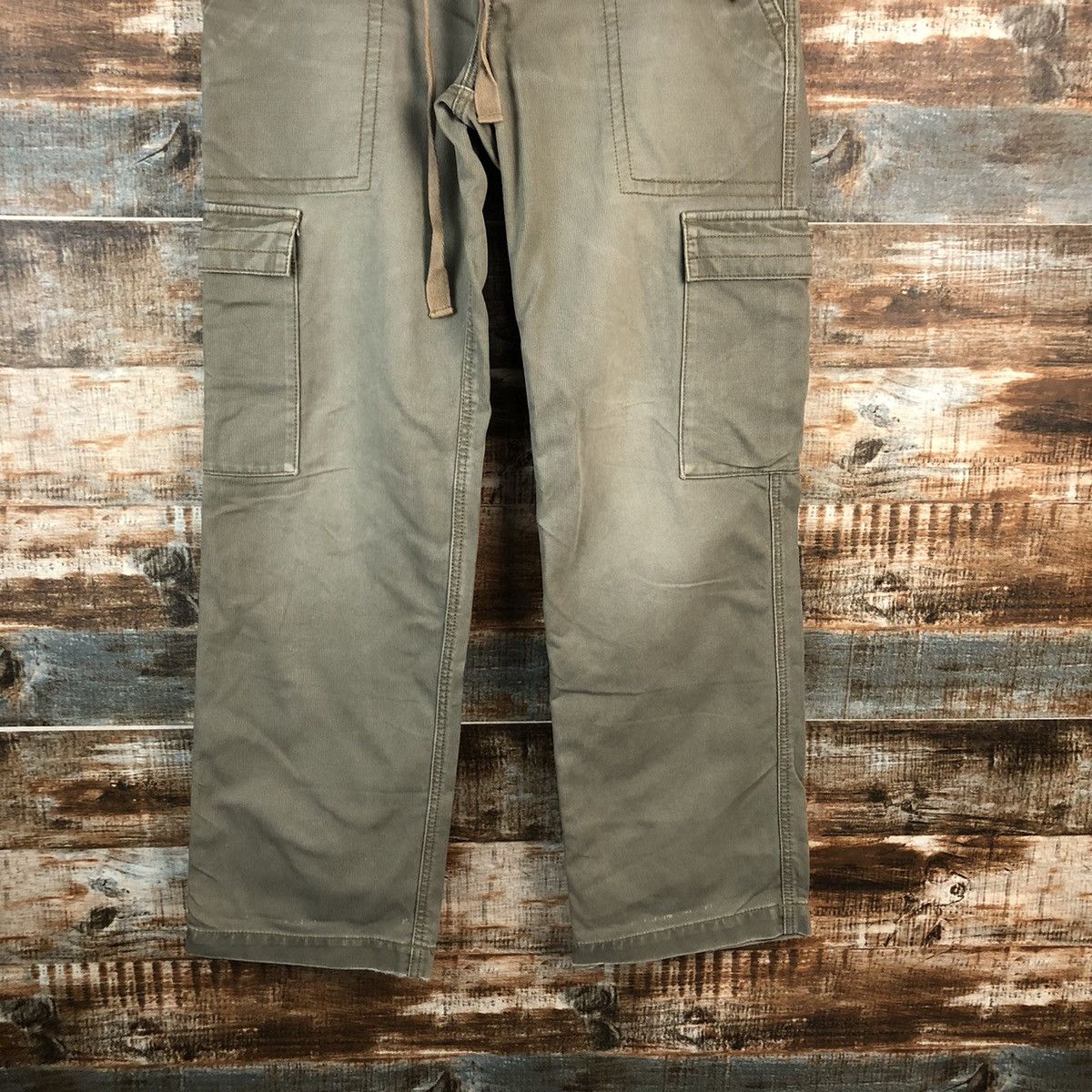 Levi's Levis military tactical Green Cargo Multipocket Pants #A2439 Size US 32 / EU 48 - 3 Thumbnail
