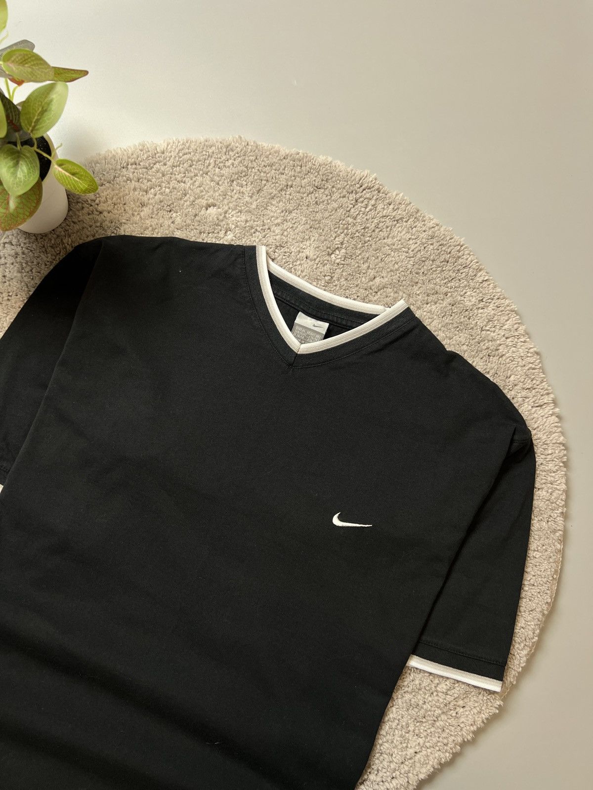 Nike × Vintage NIKE 90S VINTAGE SWOOSH LOGO T-SHIRT Y2K Size US XL / EU 56 / 4 - 1 Thumbnail
