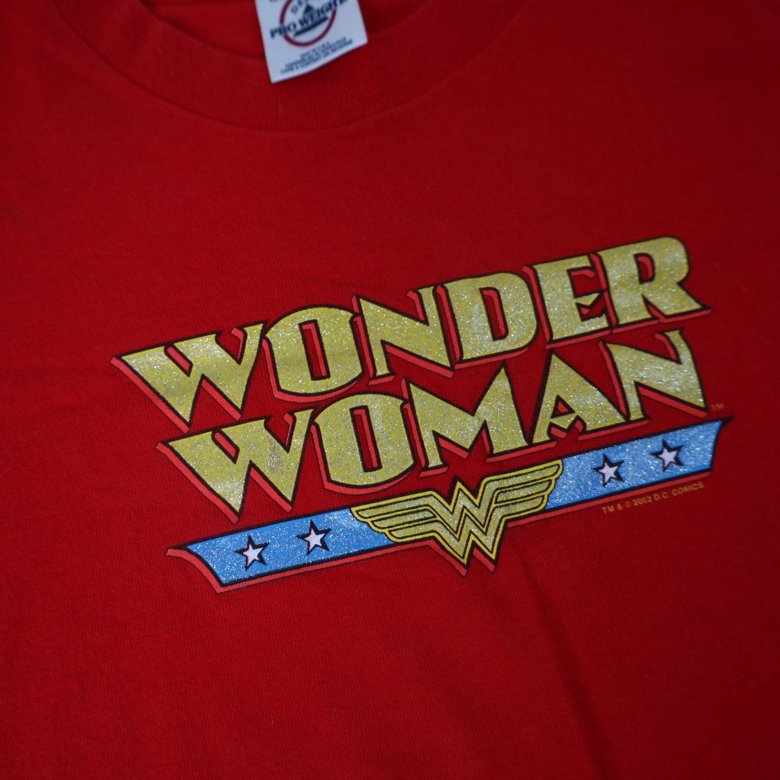 DC Comics Vintage DC Comics Wonder Women Spellout Graphic T Shirt Size XL / US 12-14 / IT 48-50 - 4 Thumbnail