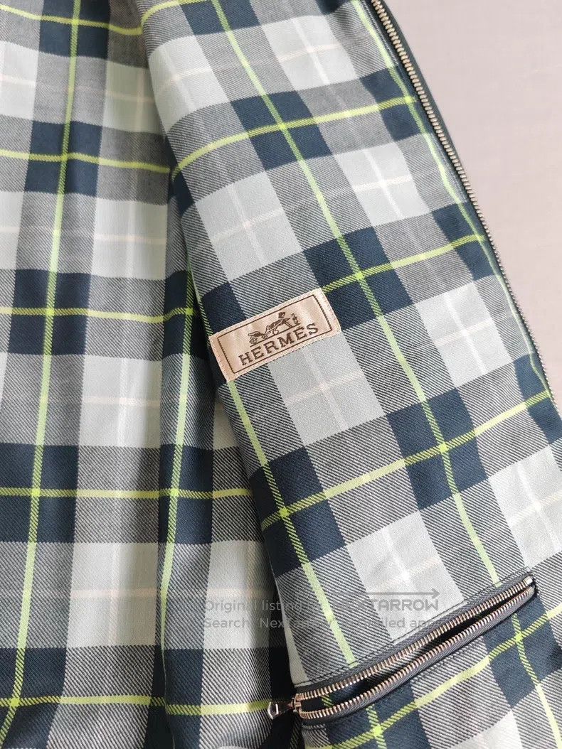 Hermes Hermes Pilot jacket, dark green, outer layer 72% nylon + 2 Size US L / EU 52-54 / 3 - 4 Thumbnail