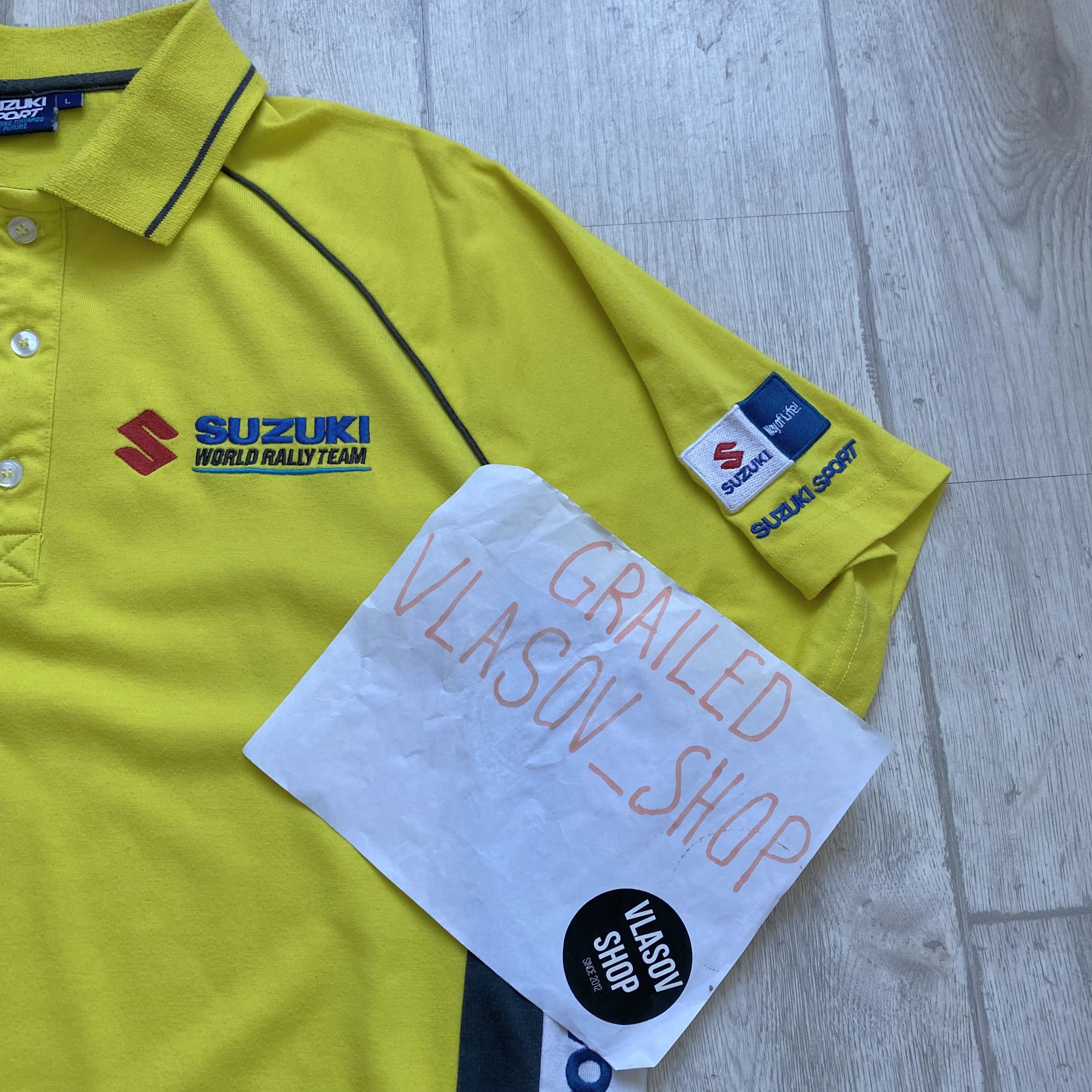 Yamaha 🏍 Suzuki sport rally team polo motosport honda monster tee Size US L / EU 52-54 / 3 - 8 Thumbnail