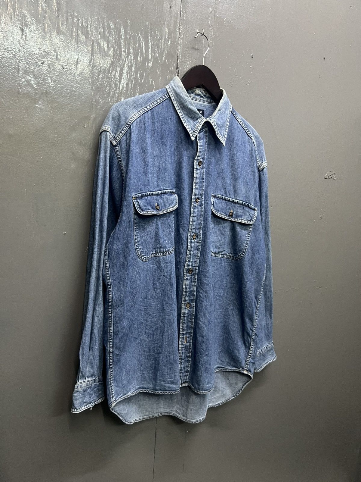 Uniqlo Uniqlo Denim Shirt Double Pocket Size US L / EU 52-54 / 3 - 3 Thumbnail