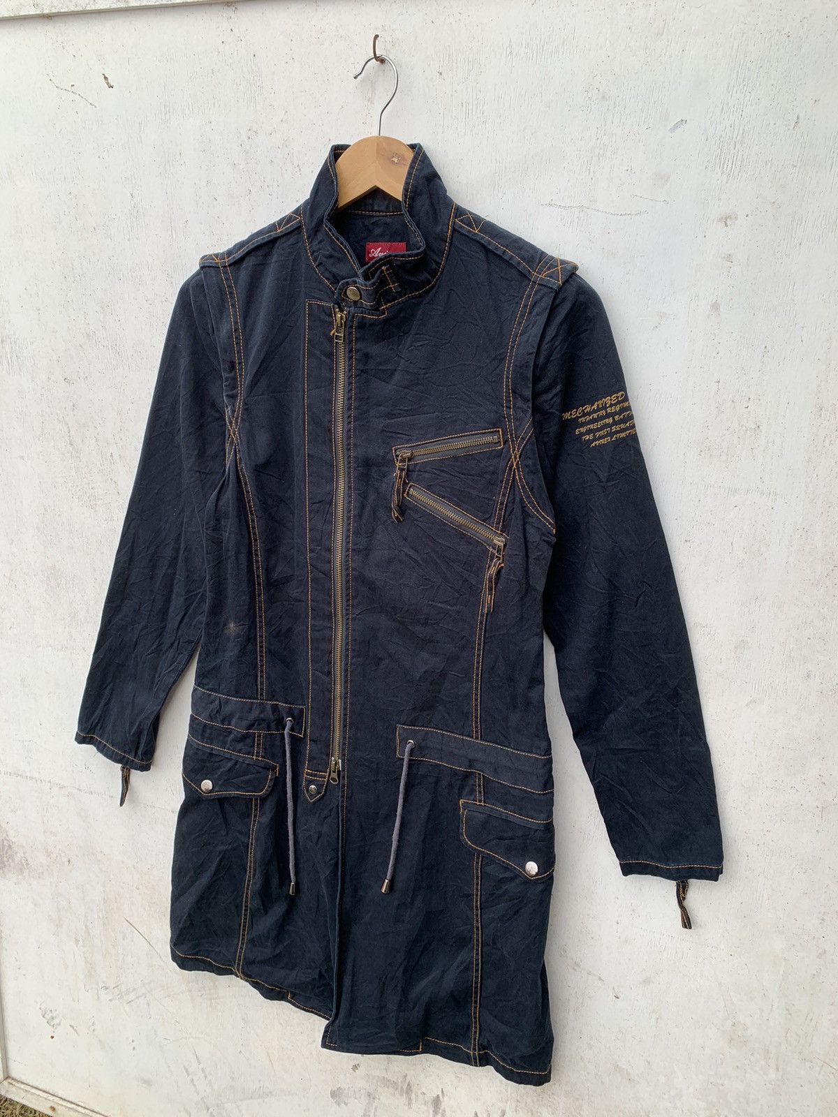 Avirex 🔥Steals 🔥 Avirex Zipper Long Jacket Rare Size L / US 10 / IT 46 - 4 Thumbnail