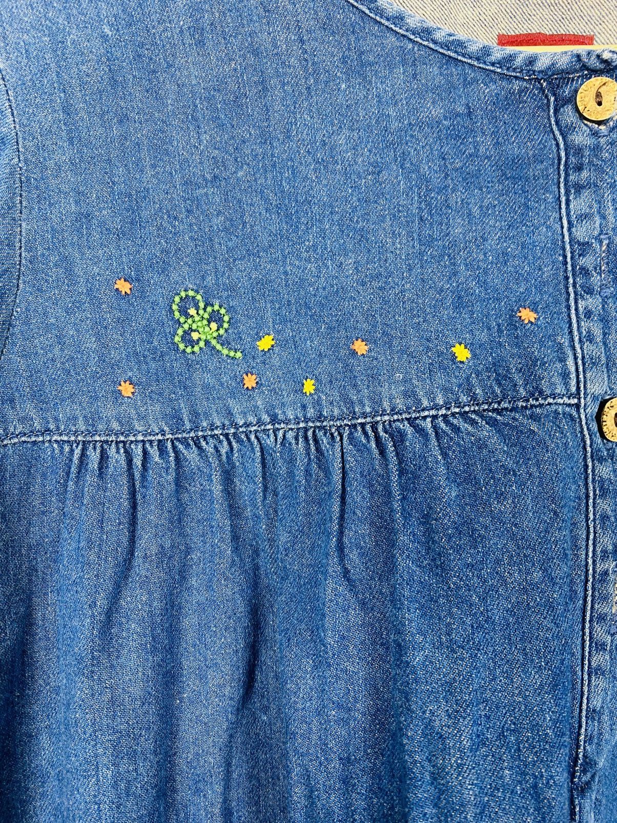 Hysteric Glamour Rare Vintage Hysteric Glamour Denim Dress / Blouse Size M / US 6-8 / IT 42-44 - 4 Thumbnail