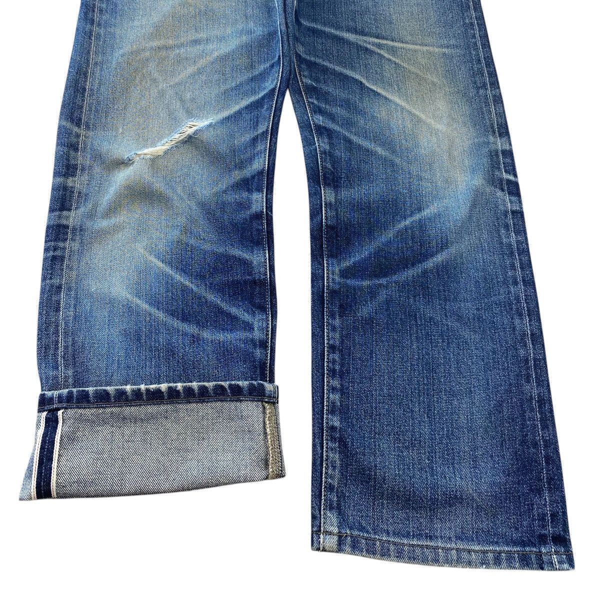 Uniqlo Uniqlo X Selvedge Faded Wash Straight Leg Jeans Size US 33 - 5 Thumbnail