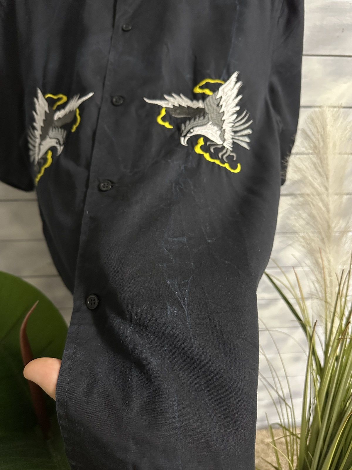 Diesel Rare Shirt Button Diesel Bird Japan Style Big Logo Size US M / EU 48-50 / 2 - 15 Thumbnail
