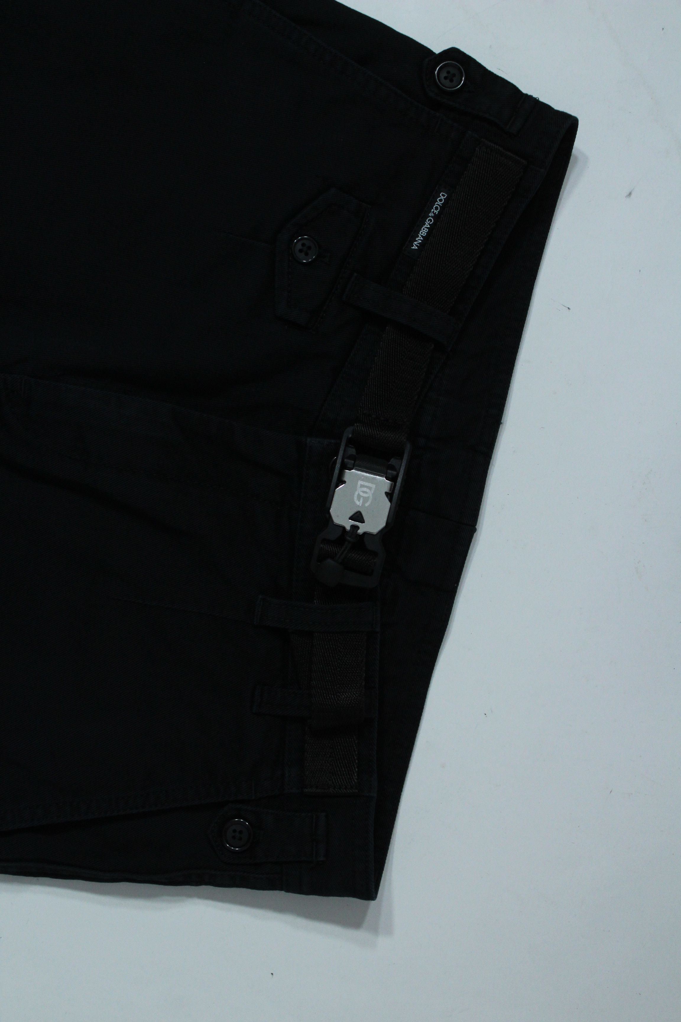 Dolce & Gabbana Dolce & Gabbana Black Tactical Cargo Pants IT 44 Size US 28 / EU 44 - 2 Thumbnail