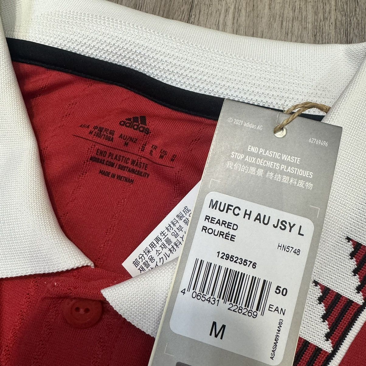 Adidas Manchester united 21/22 L/S player issue shirt#7 Ronaldo Size US M / EU 48-50 / 2 - 7 Thumbnail