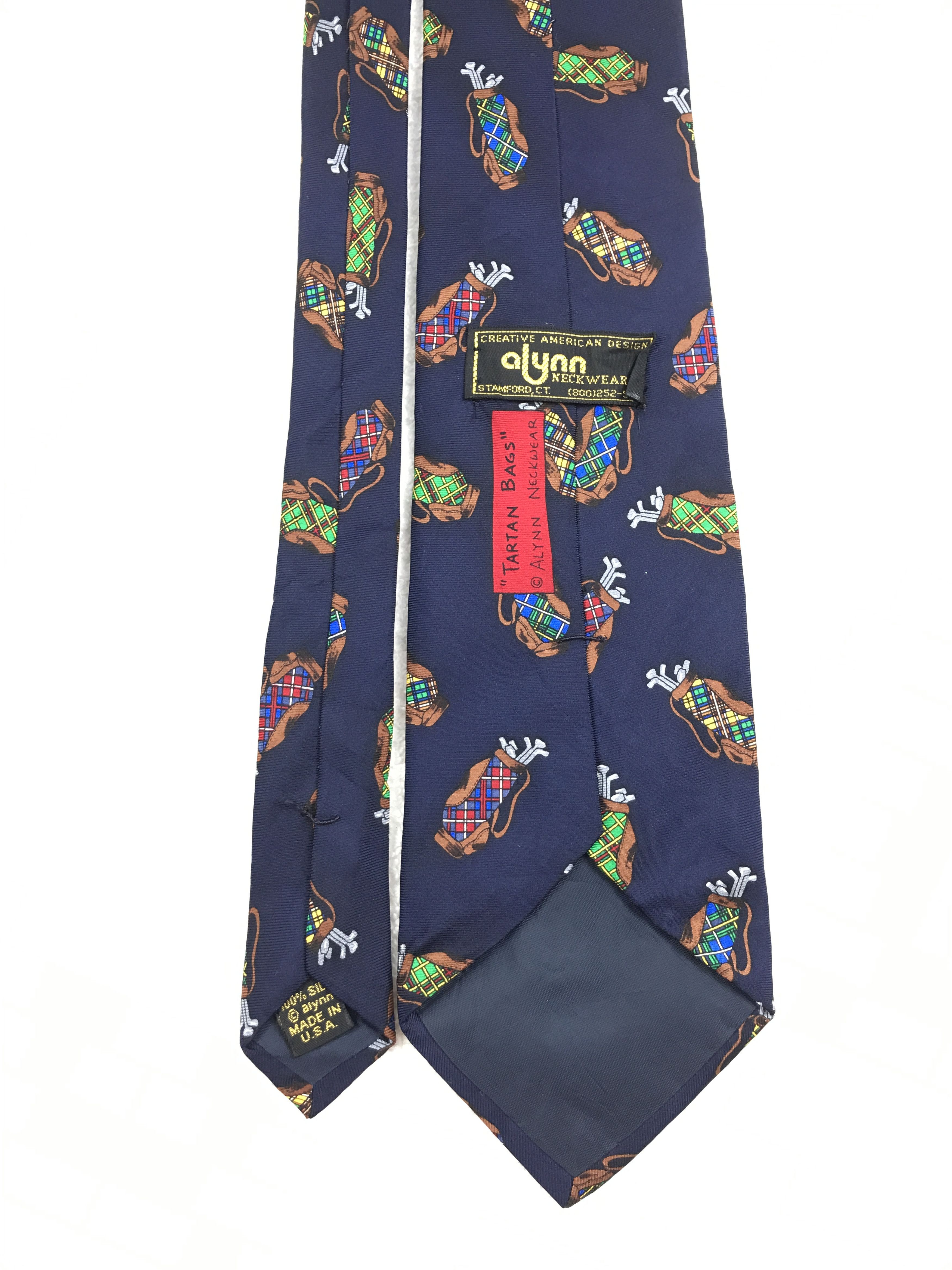Vintage Vintage Alynn Silk Necktie Size ONE SIZE - 4 Thumbnail