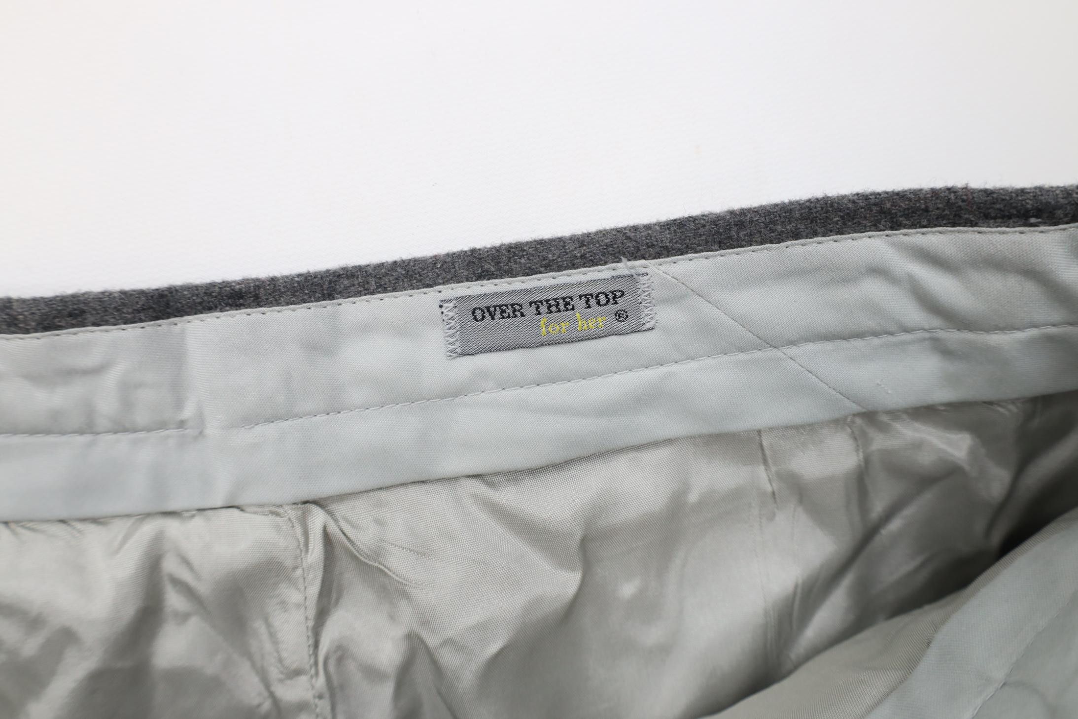 Vintage Vintage 70s 80s Streetwear Wool Tapered Leg Chino Pants Gray Size 32" / US 10 / IT 46 - 7 Thumbnail