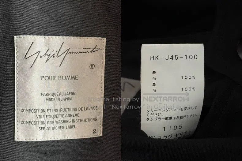 Yohji Yamamoto Yohji Yamamoto Multi-pocket Two-sided Long Coat Size US M / EU 48-50 / 2 - 7 Thumbnail