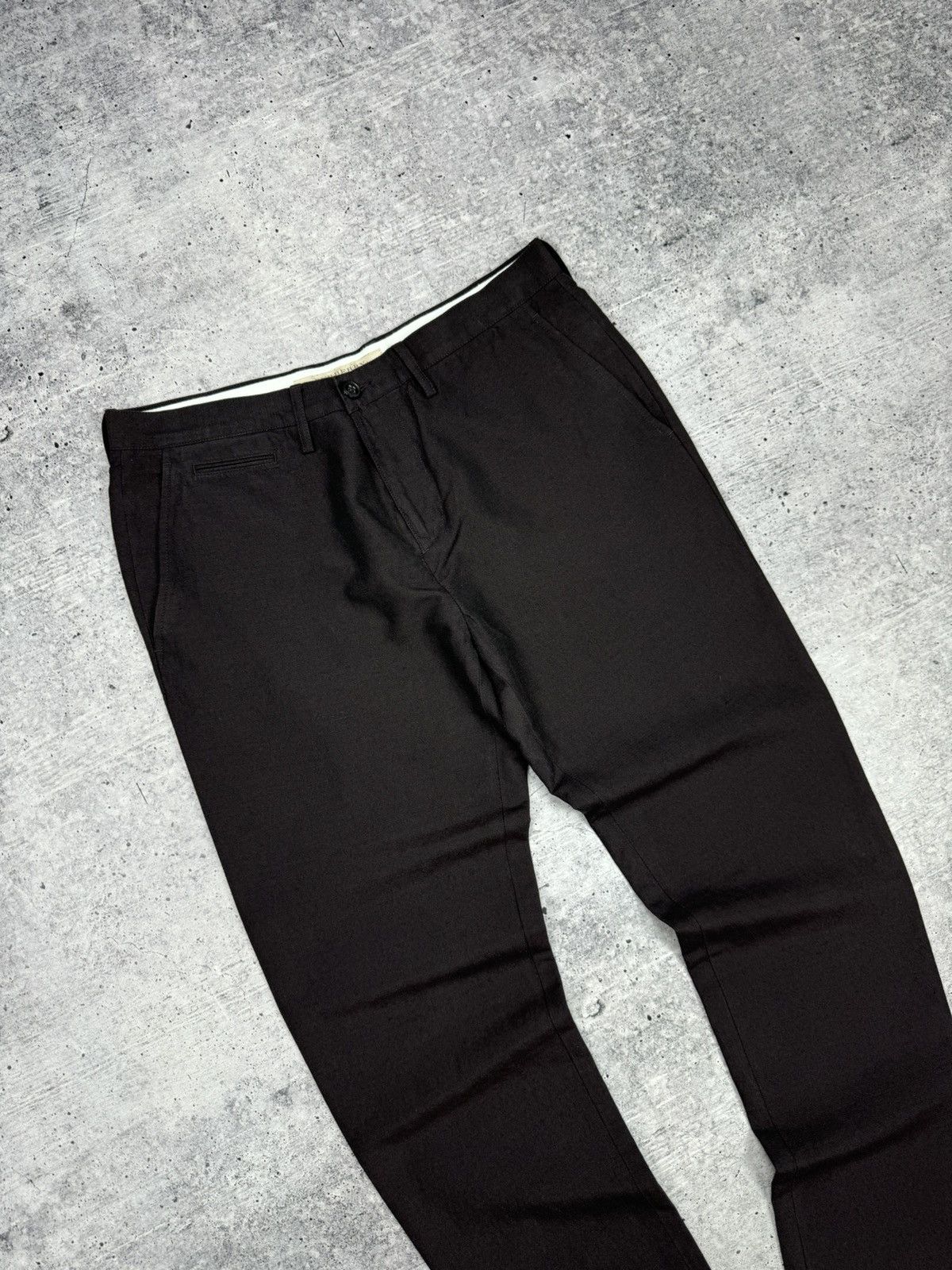 Burberry Vintage Burberry Brit Leather Pocket Tab Suit Pants Trousers Size US 32 / EU 48 - 7 Thumbnail