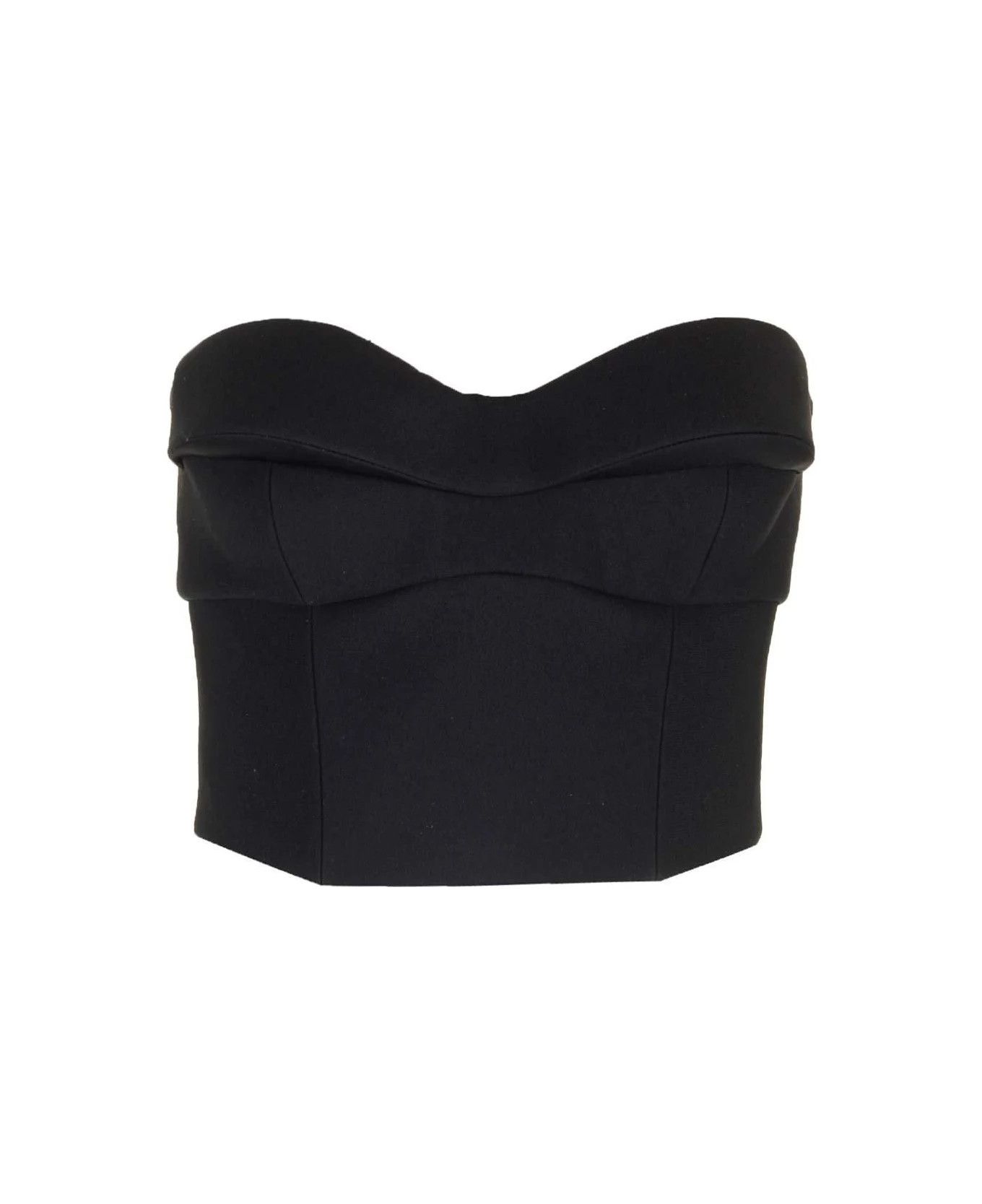 Versace o1y0226 Crop Top in Black Size M / US 6-8 / IT 42-44 - 1 Thumbnail