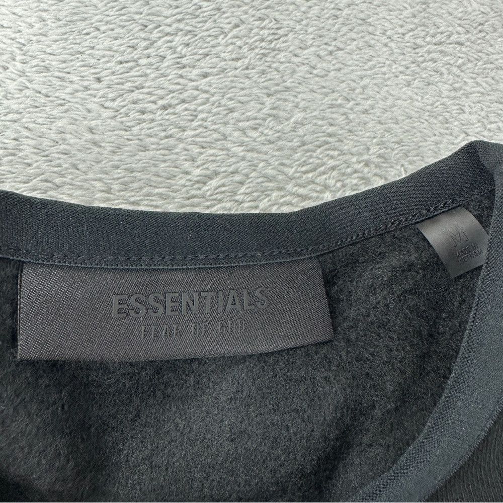 Essentials Essentials Men's Size Medium Fear of God Oversized Black Cr Size US M / EU 48-50 / 2 - 2 Thumbnail