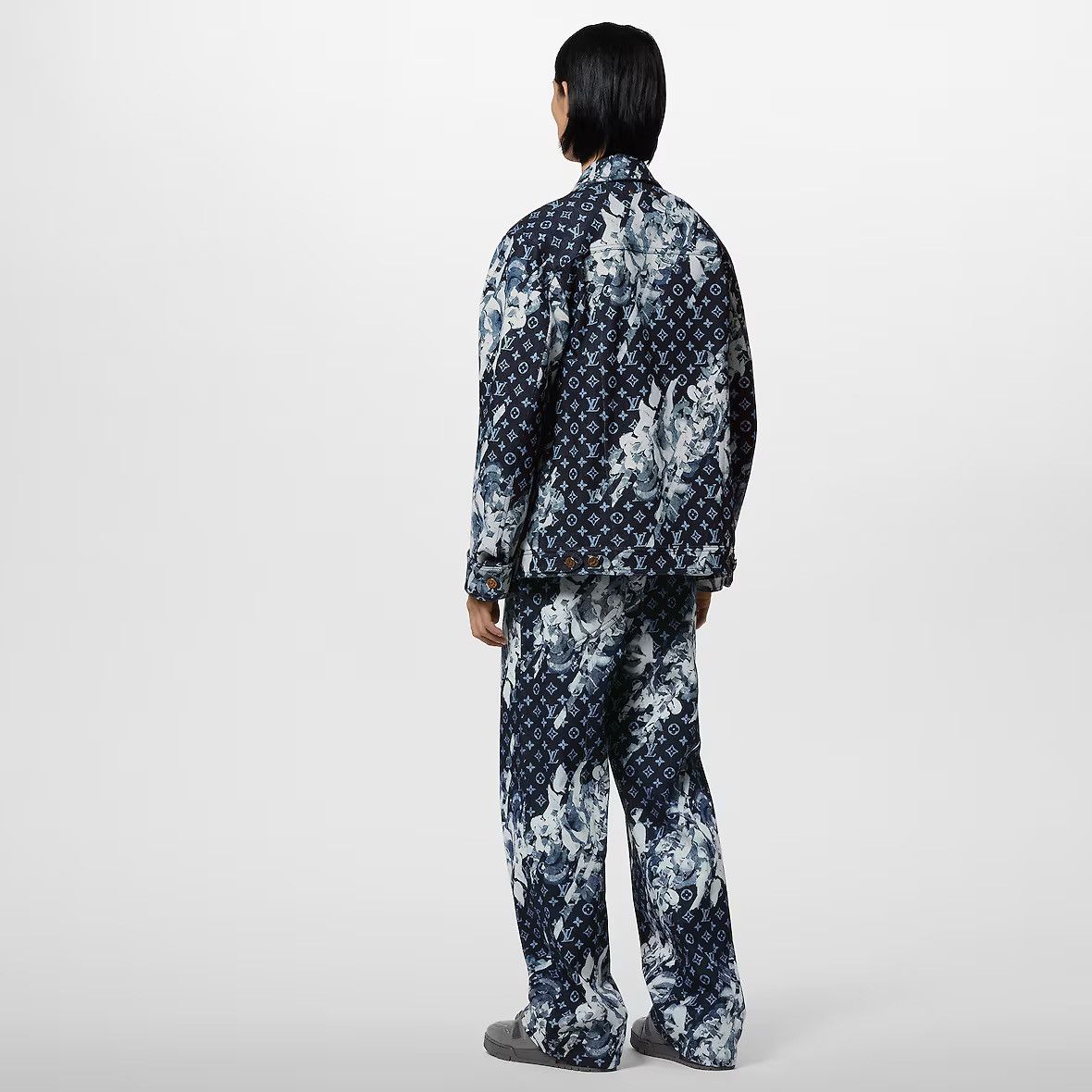 Louis Vuitton Louis Vuitton Monogram Flower Graphic Denim Jeans Size US 32 / EU 48 - 13 Thumbnail