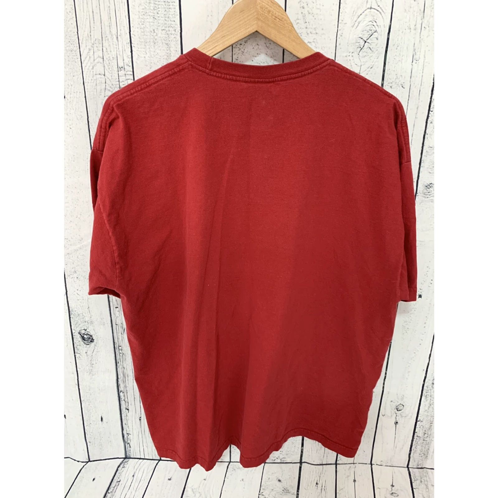 Tommy Hilfiger VTG 90s Tommy Hilfiger Jeans Spell Out Short Sleeve T Shirt Red Men's XL Shirt Graphic Tee Mens 90s Theme Size US XL / EU 56 / 4 - 4 Thumbnail
