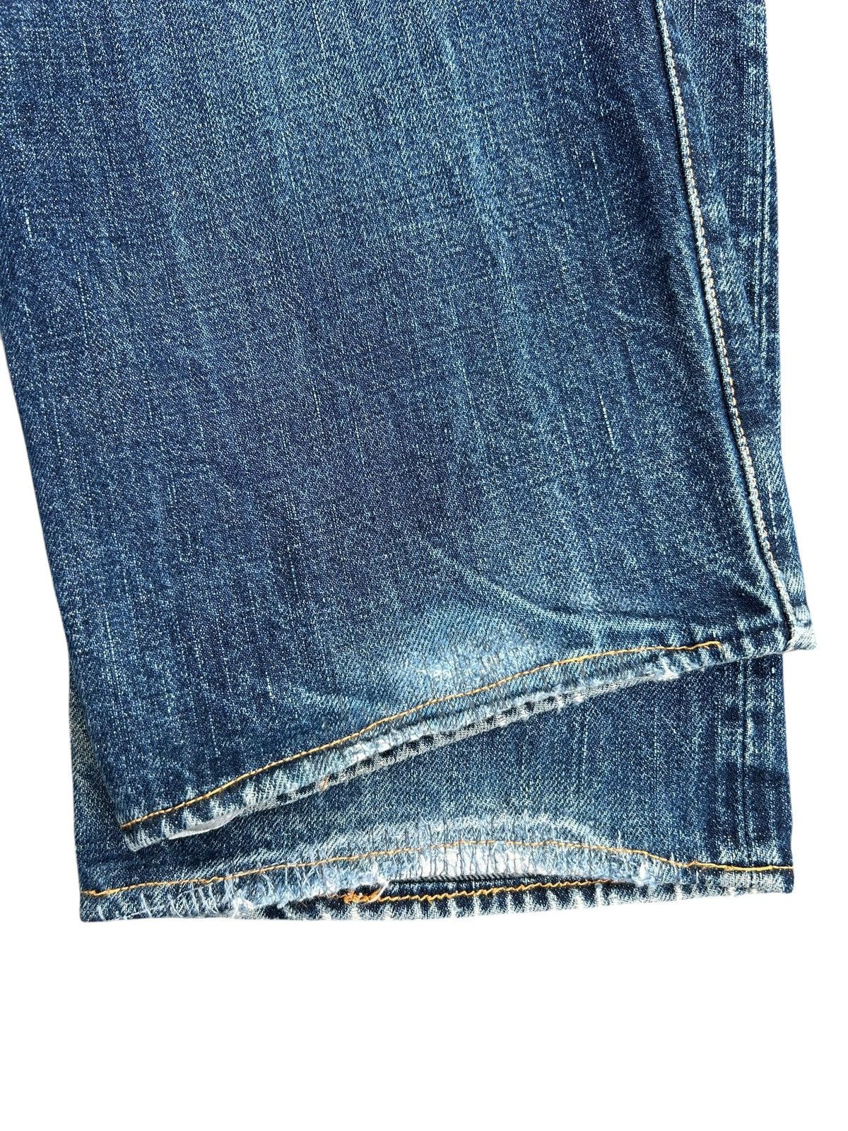 Evisu Vintage Evisu Selvedge Distressed Repair Denim Jeans Size US 33 - 18 Thumbnail