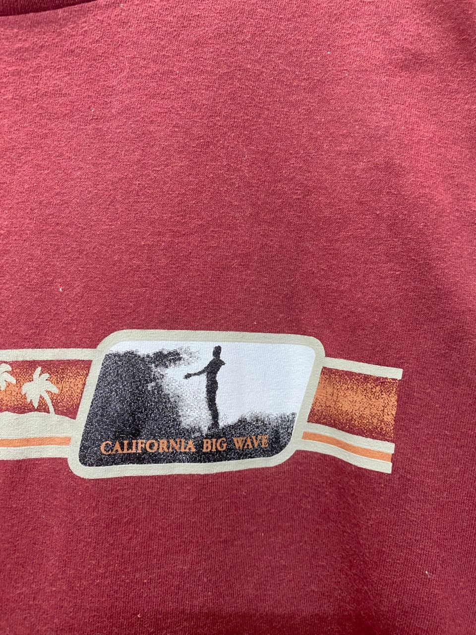 Vintage Vintage 90s California Big Wave Surfing Tshirt Size US L / EU 52-54 / 3 - 7 Thumbnail