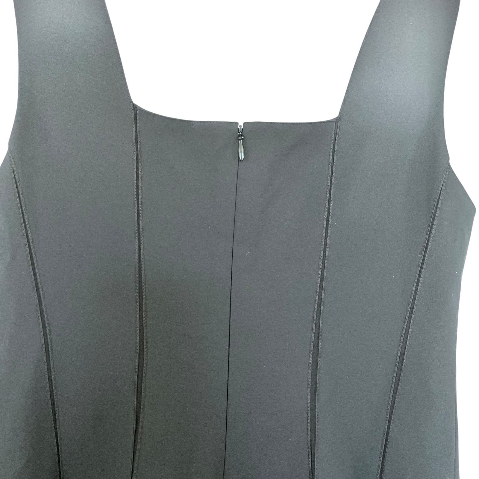 Lafayette 148 Lafayette 148 New York Black Sleeveless Paneled Dress Size XS / US 0-2 / IT 36-38 - 5 Thumbnail