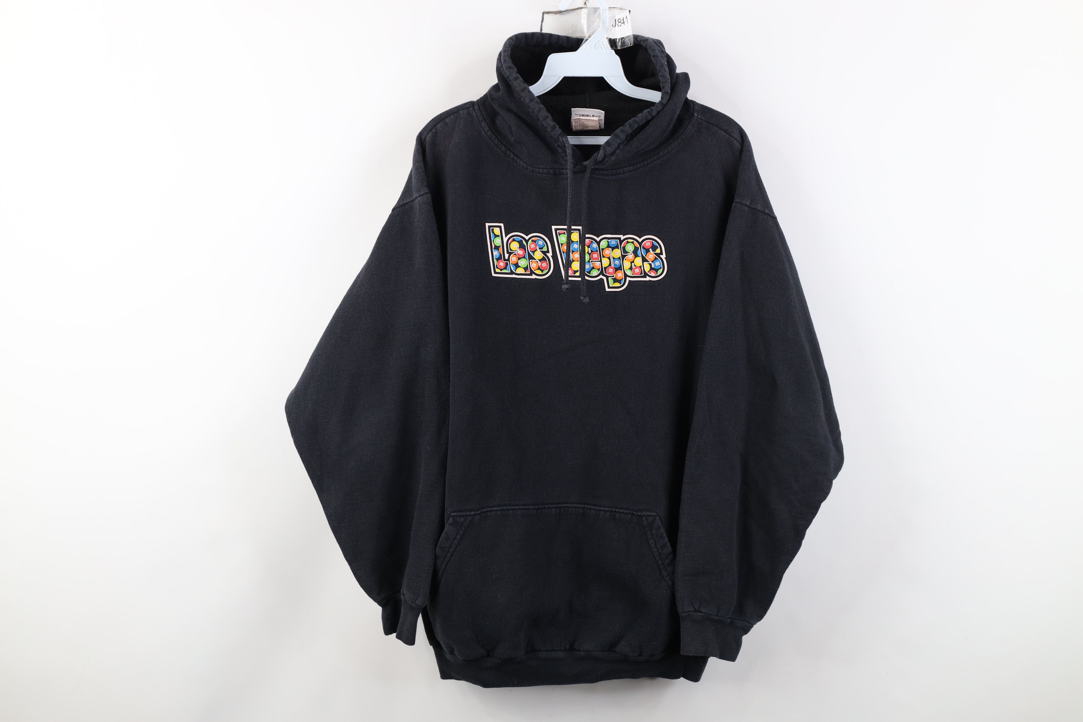 Vintage Vintage Mars Candy M&Ms Baggy Las Vegas Hoodie Black Size S / US 4 / IT 40 - 1 Thumbnail