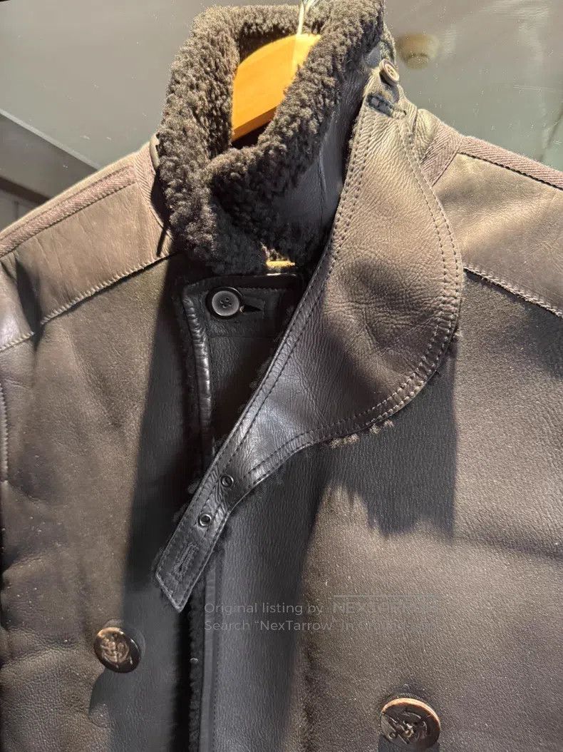 Lanvin Lanvin Long leather and fur integrated coat Size US M / EU 48-50 / 2 - 3 Thumbnail